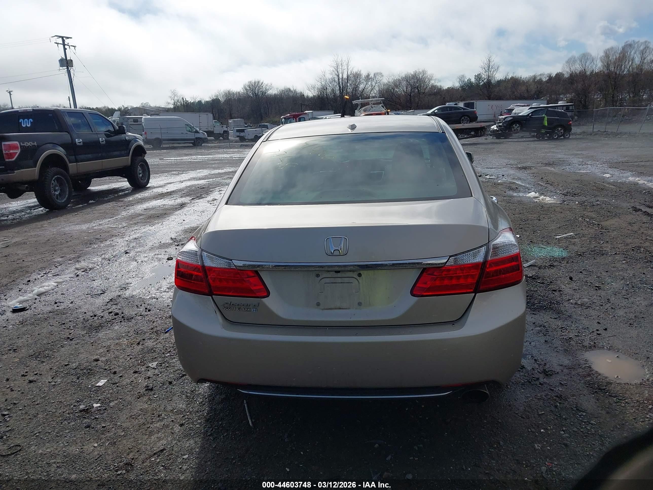 2014 Honda Accord Ex-l Золотой vin: 1HGCR2F84EA277927