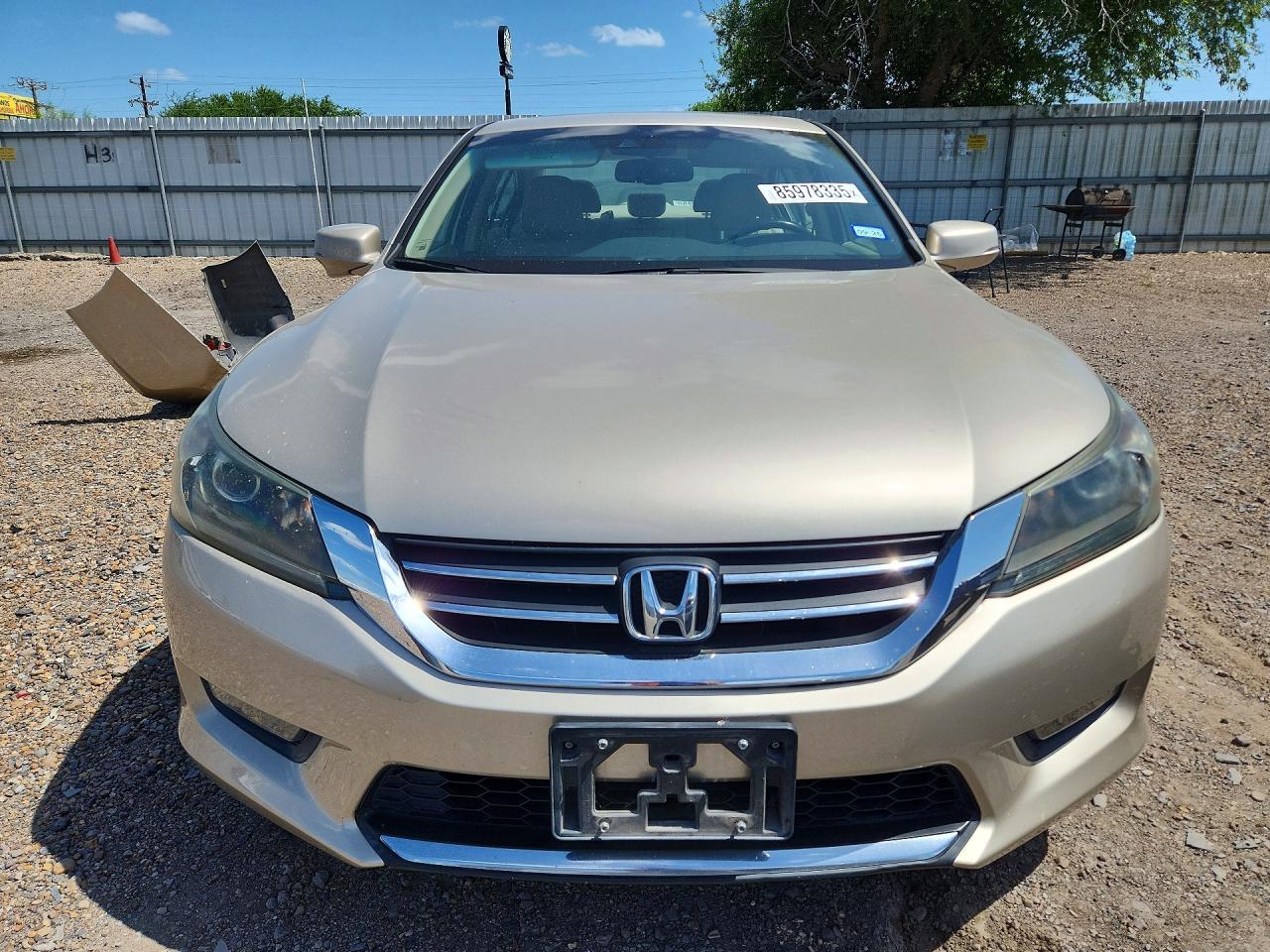 2014 Honda Accord Exl Tan vin: 1HGCR2F84EA280682
