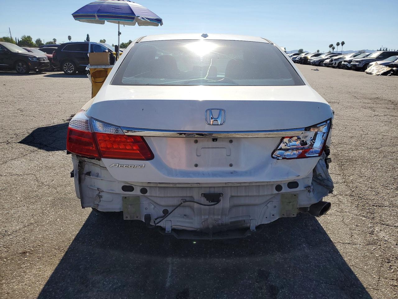 2015 Honda Accord Exl White vin: 1HGCR2F84FA014581