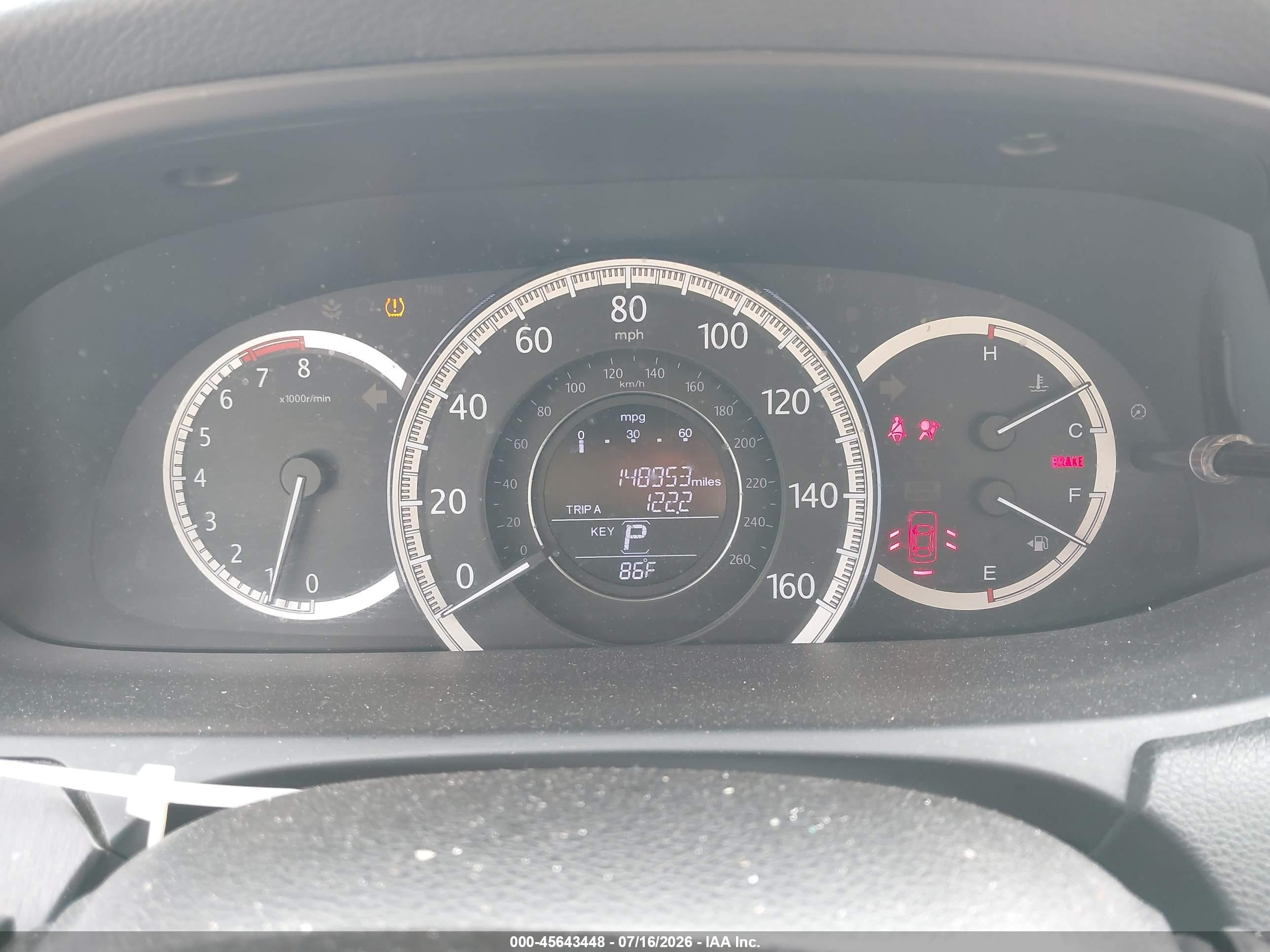 2015 Honda Accord Ex-l Белый vin: 1HGCR2F84FA028254
