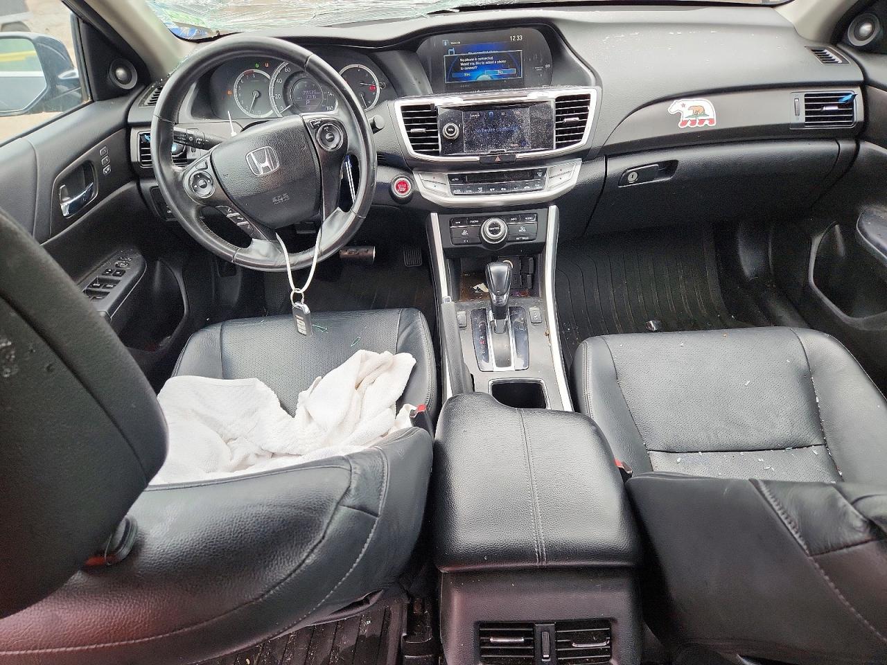 2015 Honda Accord Exl Black vin: 1HGCR2F84FA028822