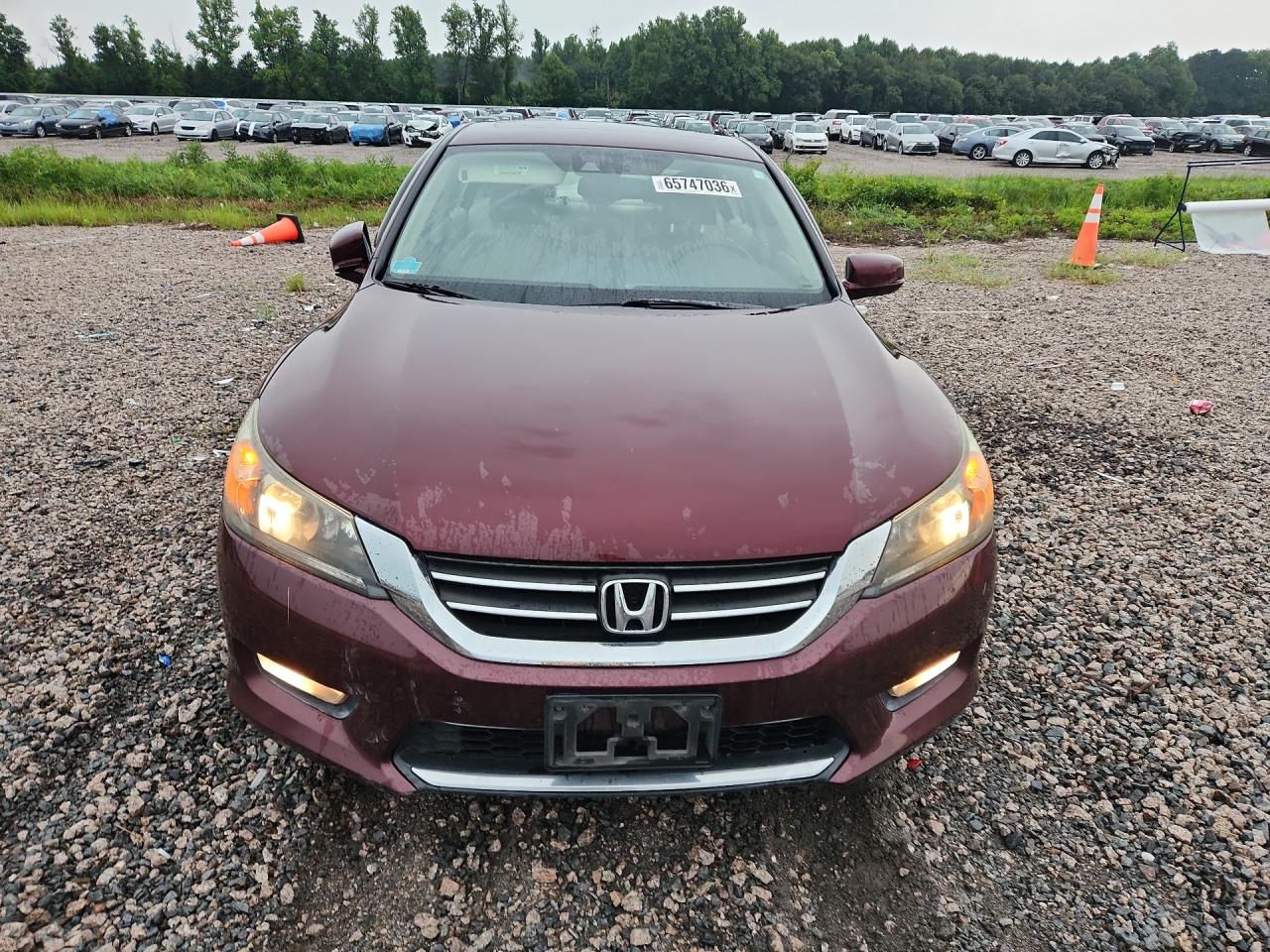 2015 Honda Accord Exl Burgundy vin: 1HGCR2F84FA030179