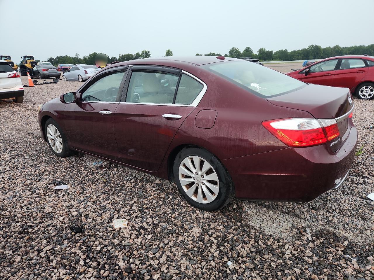 2015 Honda Accord Exl Burgundy vin: 1HGCR2F84FA030179