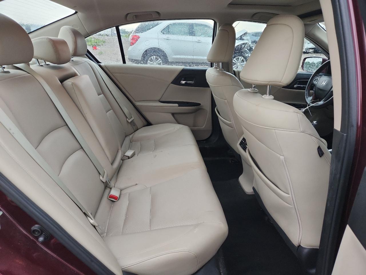 2015 Honda Accord Exl Burgundy vin: 1HGCR2F84FA030179