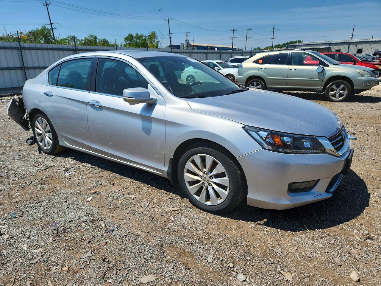 2015 Honda Accord Exl Silver vin: 1HGCR2F84FA036712