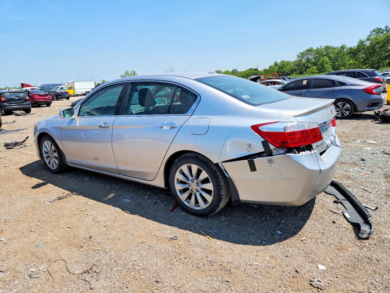 2015 Honda Accord Exl Silver vin: 1HGCR2F84FA036712