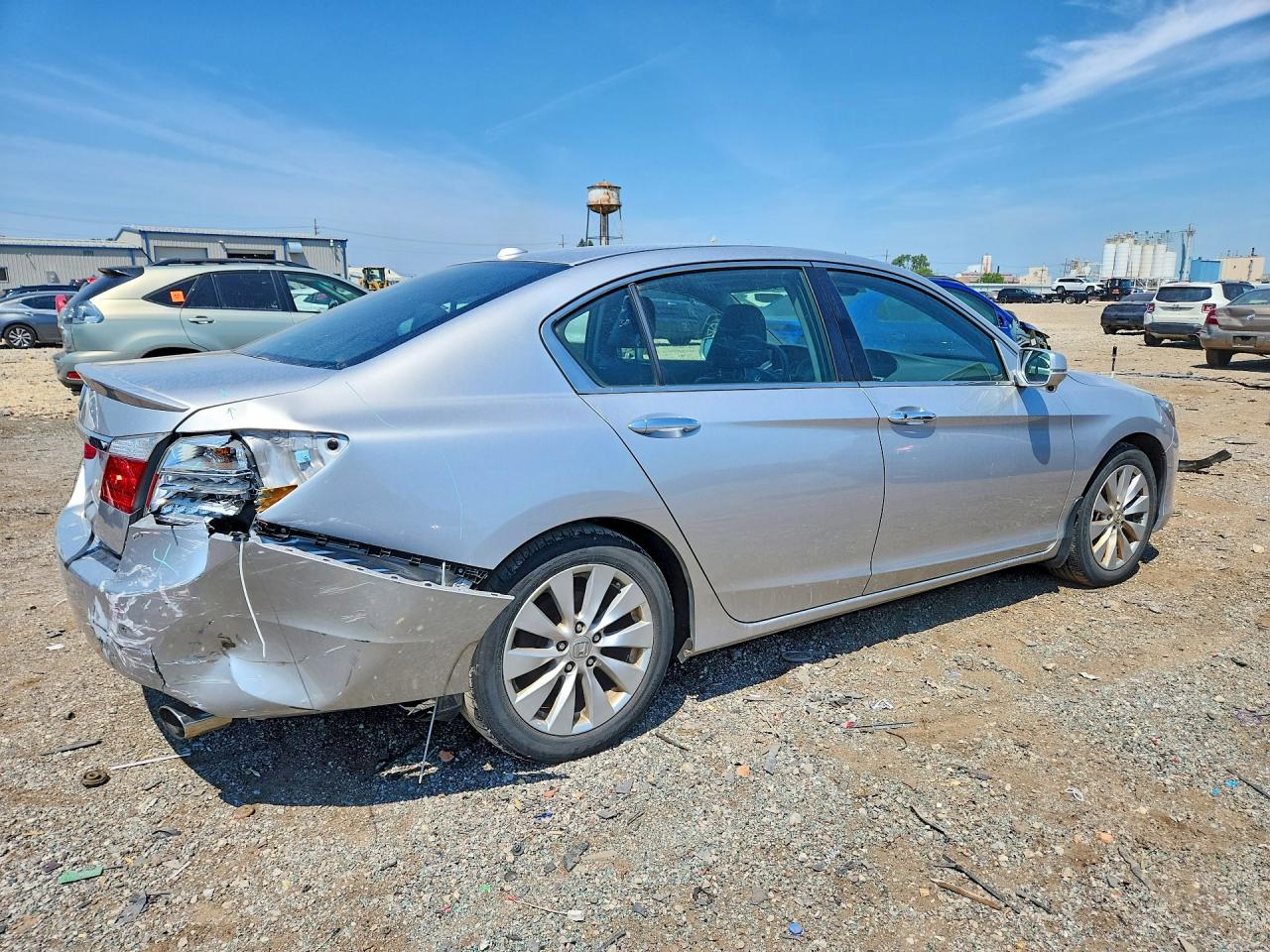 2015 Honda Accord Exl Silver vin: 1HGCR2F84FA036712