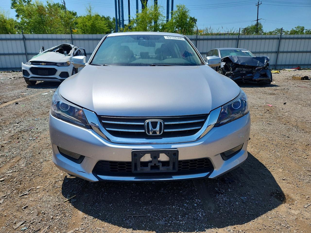 2015 Honda Accord Exl Silver vin: 1HGCR2F84FA036712