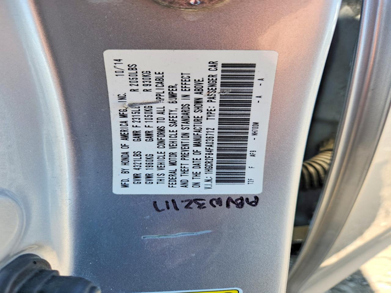 2015 Honda Accord Exl Silver vin: 1HGCR2F84FA036712