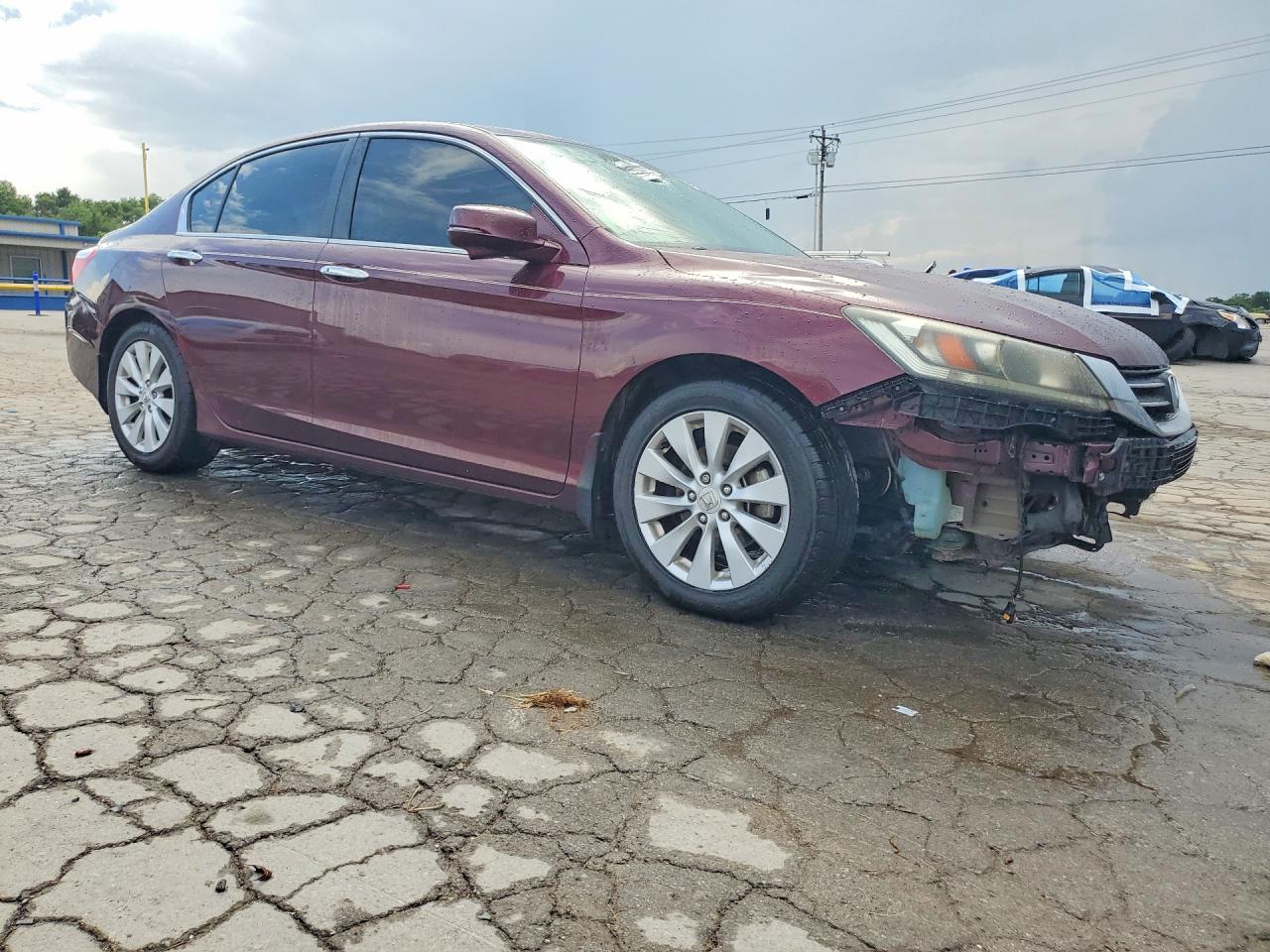 2015 Honda Accord Exl Red vin: 1HGCR2F84FA054398