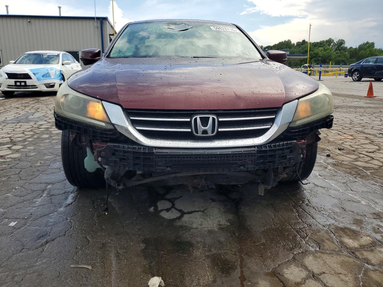 2015 Honda Accord Exl Red vin: 1HGCR2F84FA054398