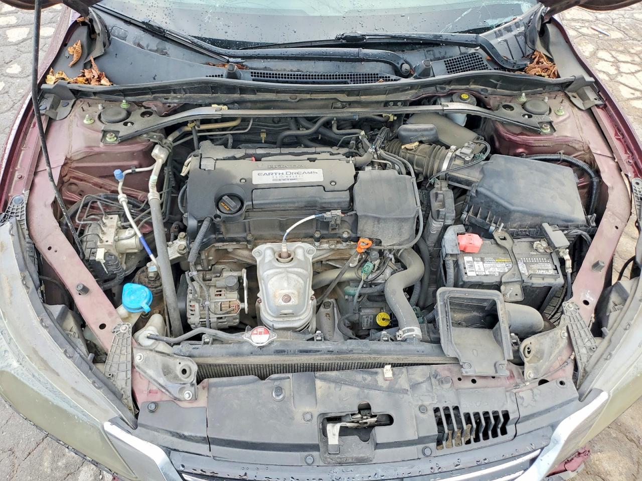 2015 Honda Accord Exl Red vin: 1HGCR2F84FA054398