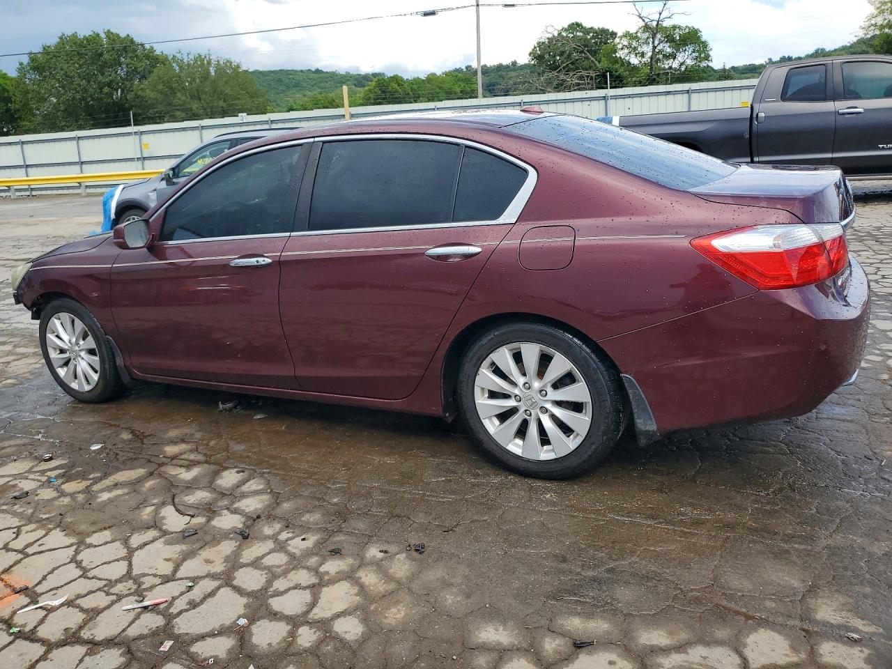 2015 Honda Accord Exl Red vin: 1HGCR2F84FA054398