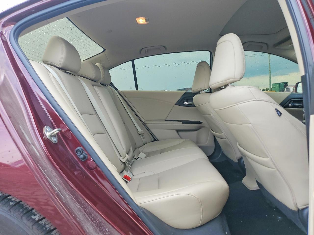 2015 Honda Accord Exl Red vin: 1HGCR2F84FA054398