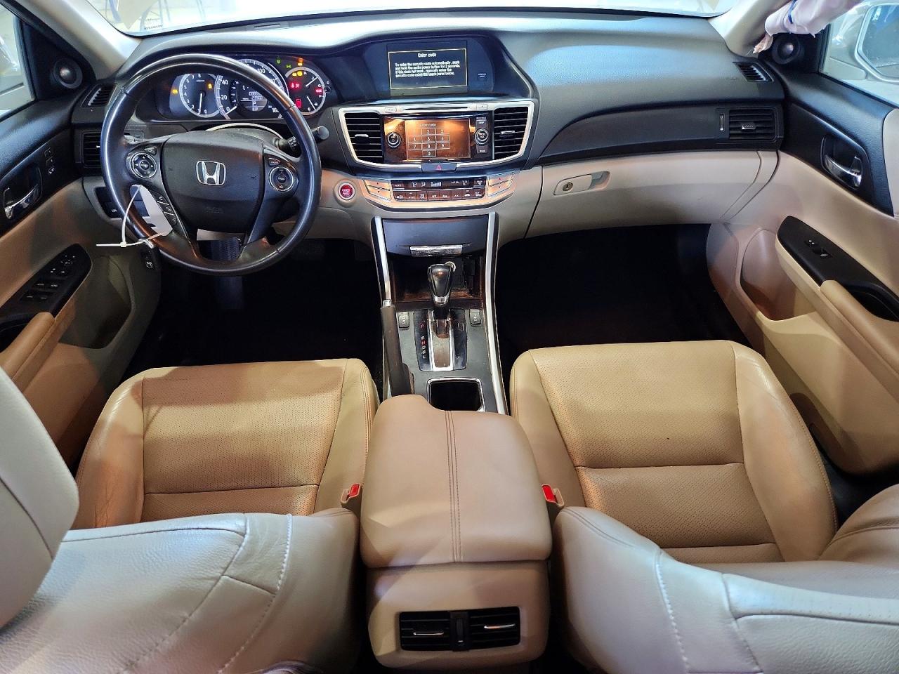 2015 Honda Accord Exl Beige vin: 1HGCR2F84FA061478