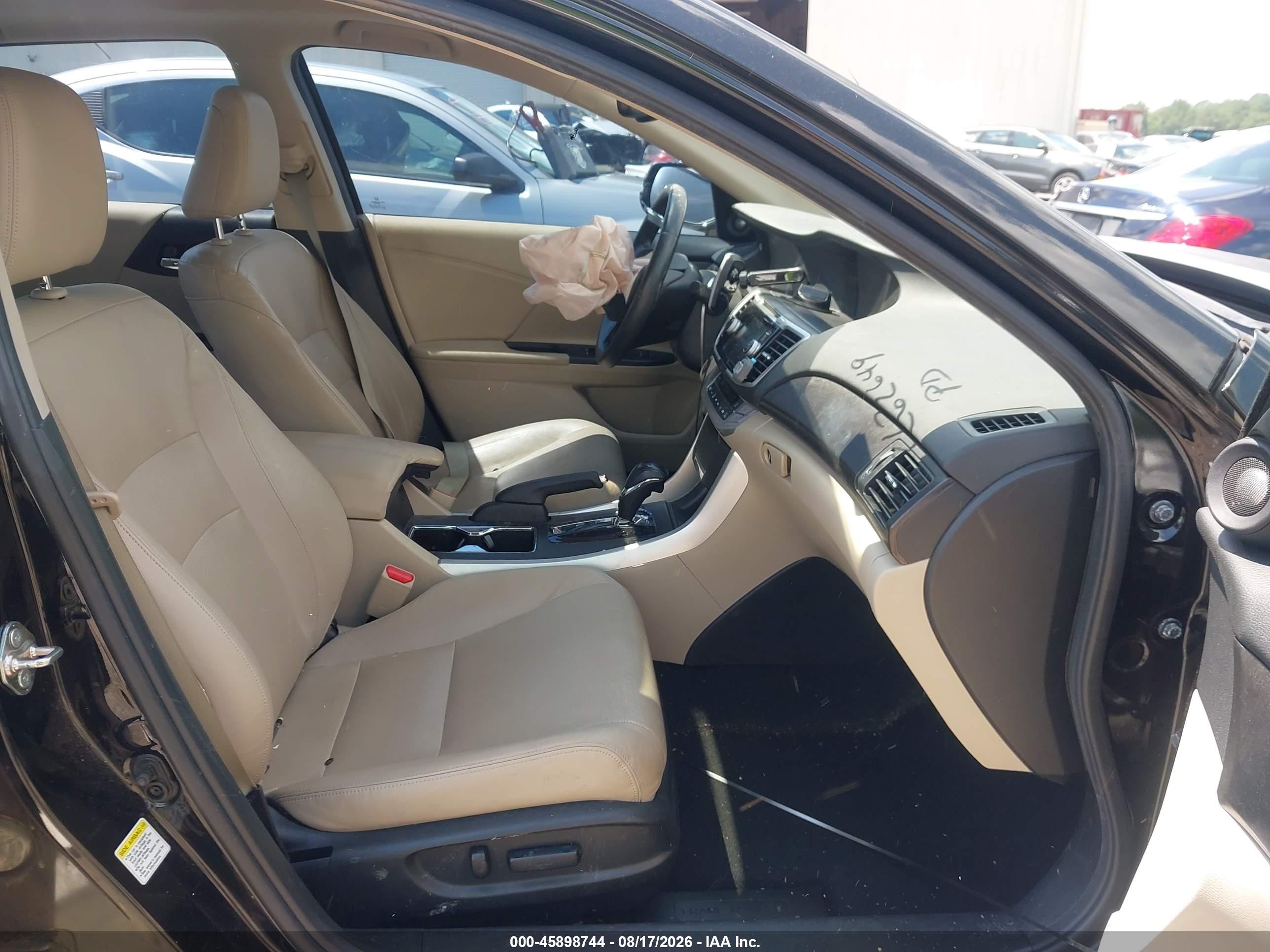 2015 Honda Accord Ex-l Black vin: 1HGCR2F84FA076305
