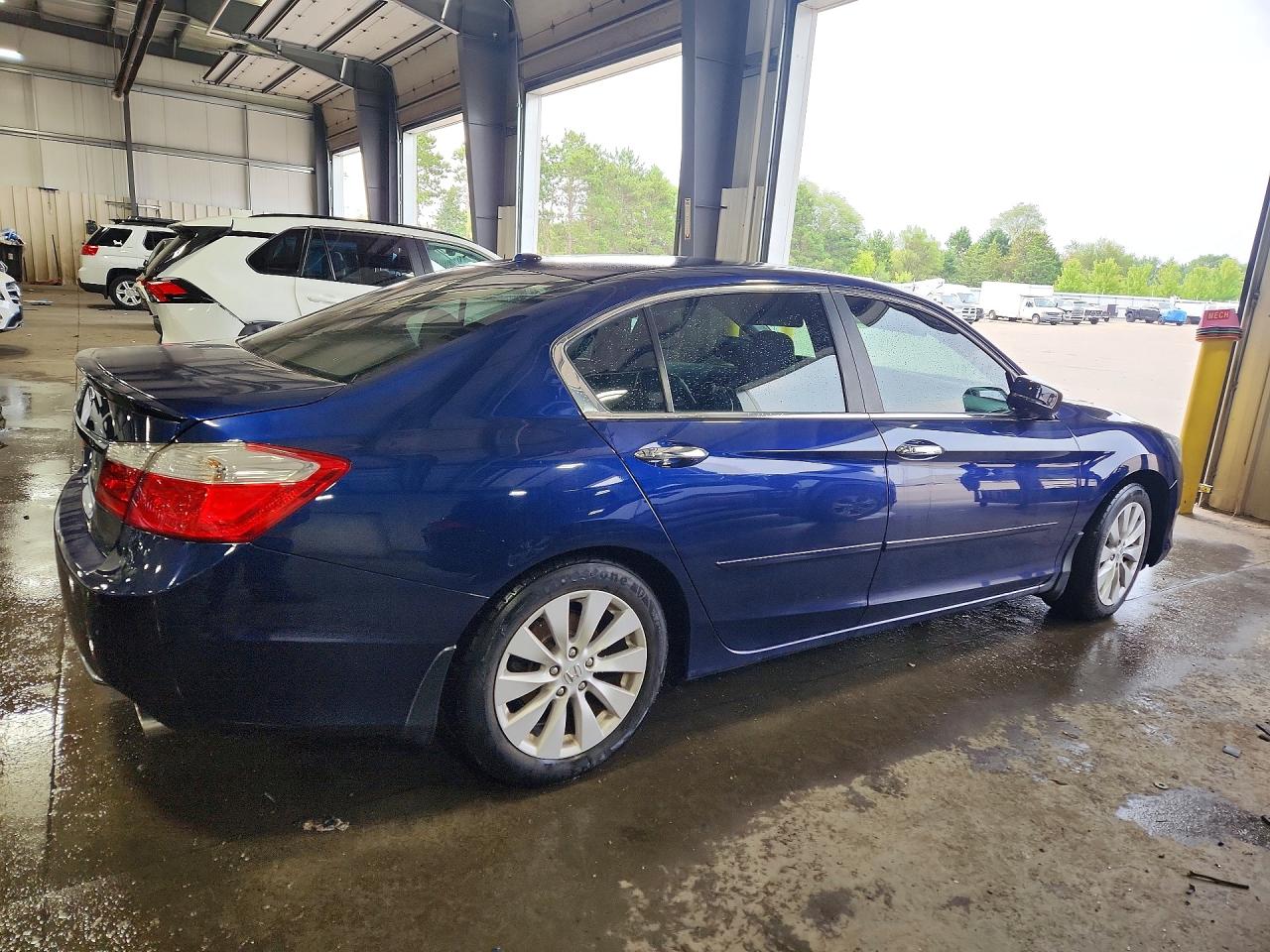 2015 Honda Accord Exl Blue vin: 1HGCR2F84FA100960
