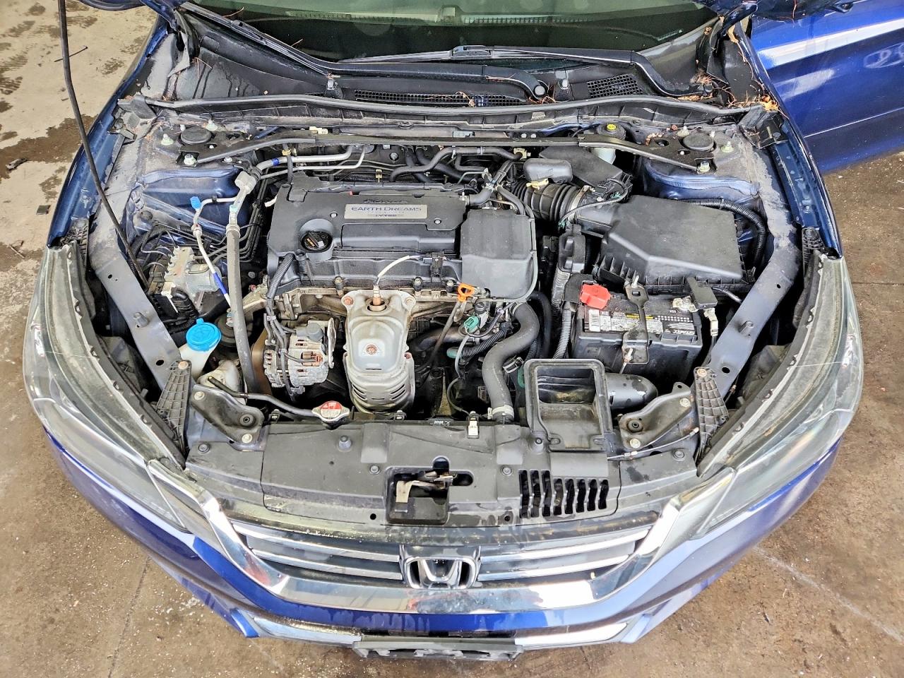 2015 Honda Accord Exl Blue vin: 1HGCR2F84FA100960