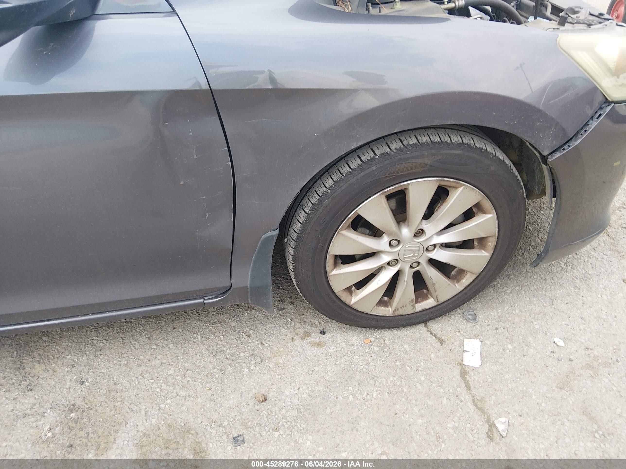 2015 Honda Accord Ex-l Gray vin: 1HGCR2F84FA113255