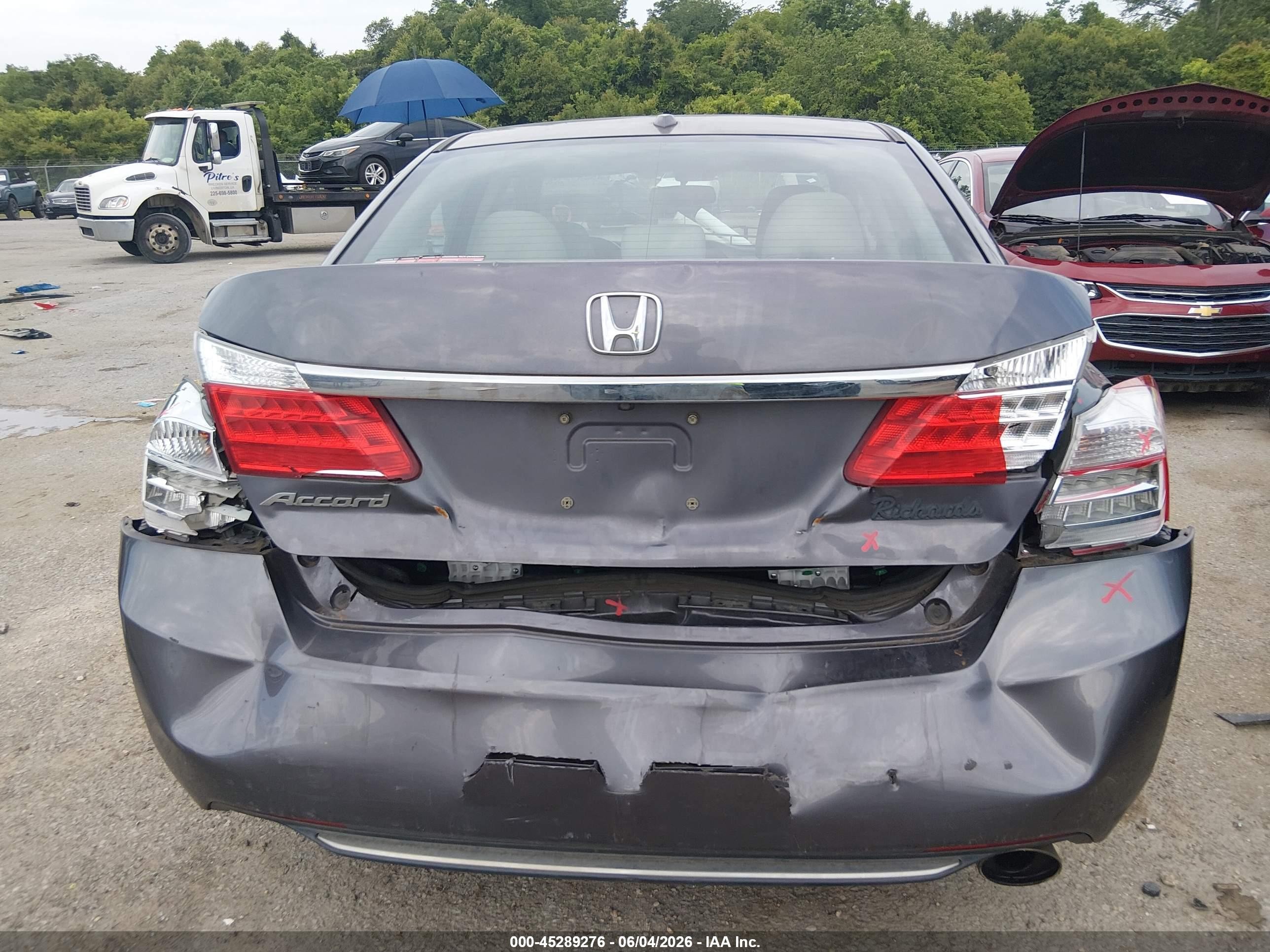 2015 Honda Accord Ex-l Gray vin: 1HGCR2F84FA113255