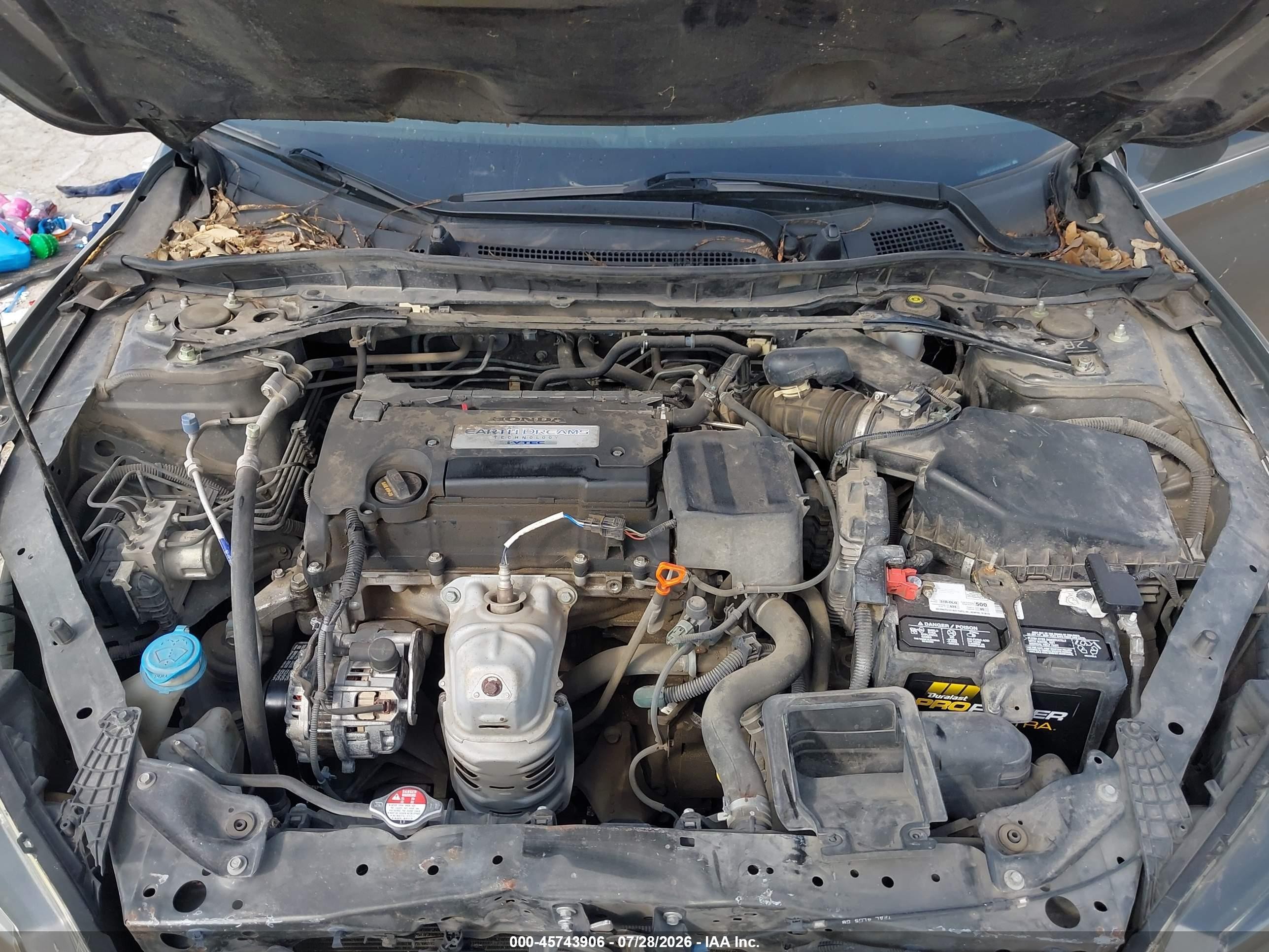 2015 Honda Accord Ex-l Серый vin: 1HGCR2F84FA128449