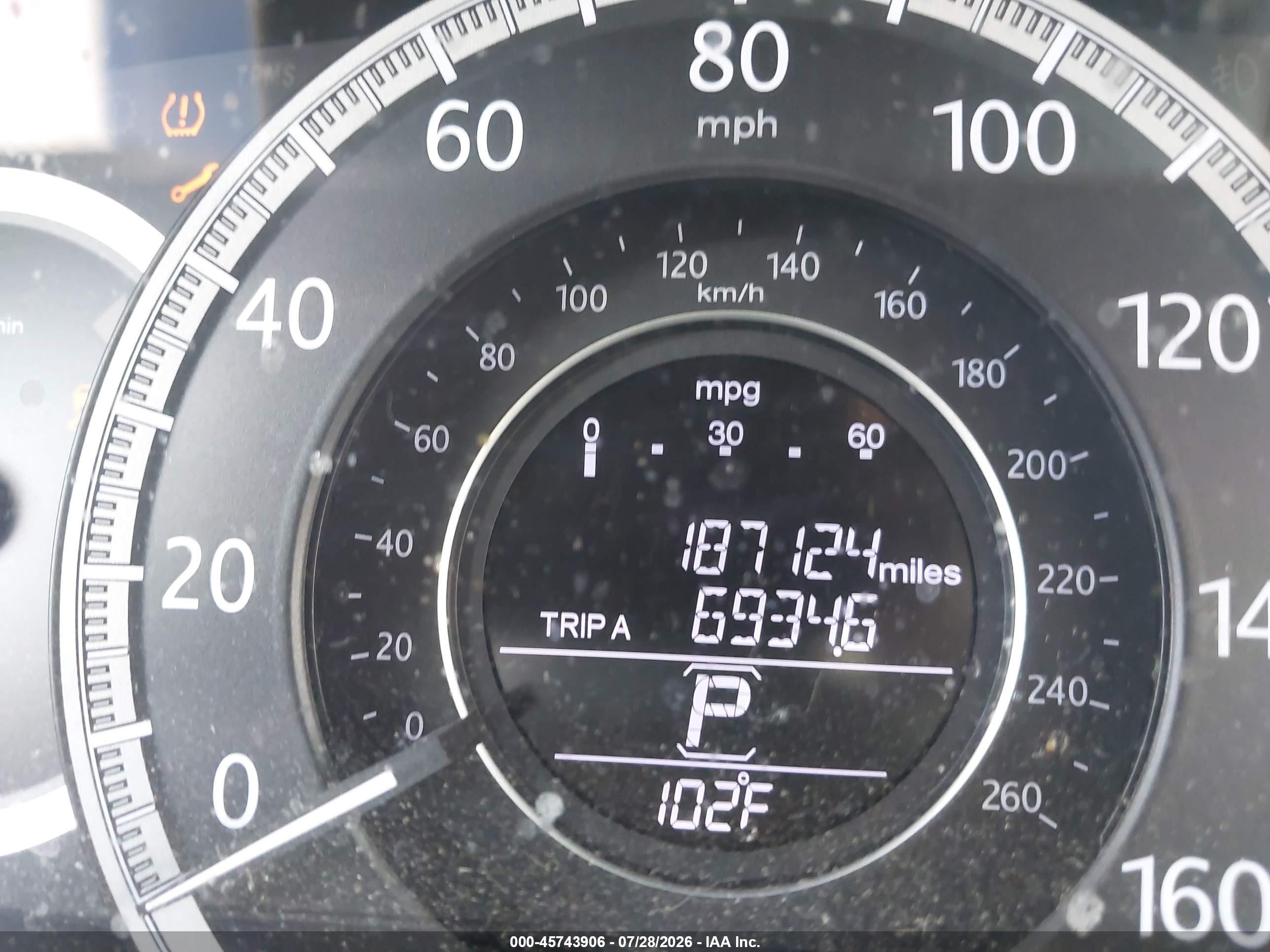 2015 Honda Accord Ex-l Серый vin: 1HGCR2F84FA128449