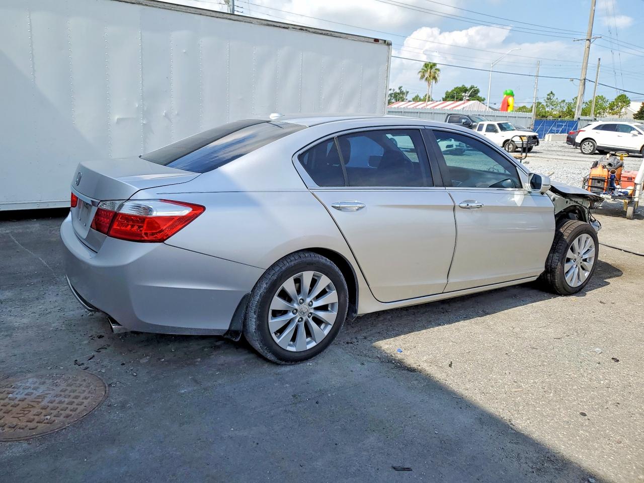 2015 Honda Accord Exl Silver vin: 1HGCR2F84FA140181
