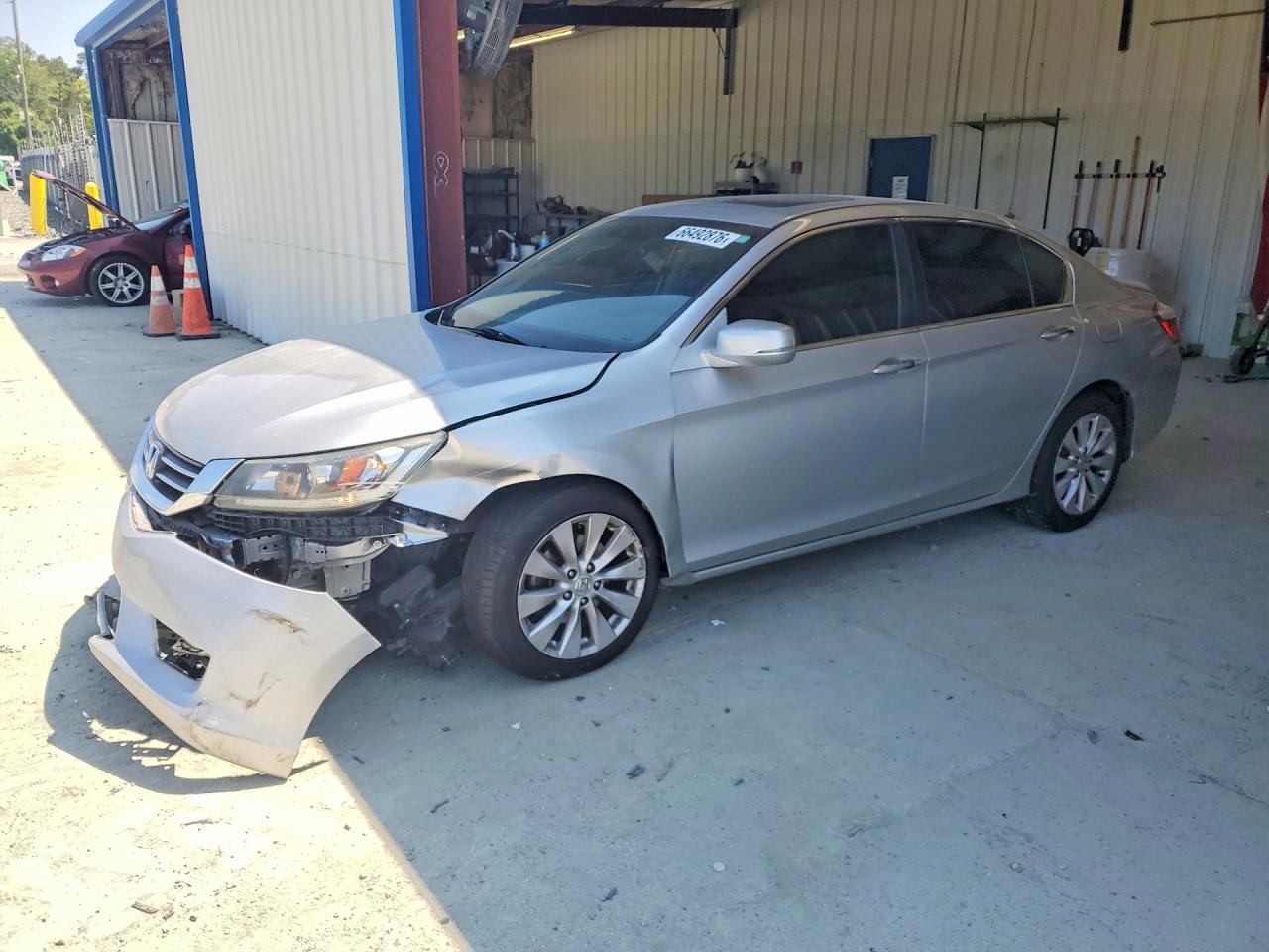 2015 Honda Accord Exl Silver vin: 1HGCR2F84FA143310