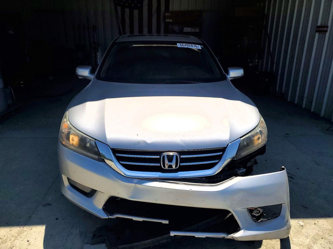 2015 Honda Accord Exl Серебряный vin: 1HGCR2F84FA143310