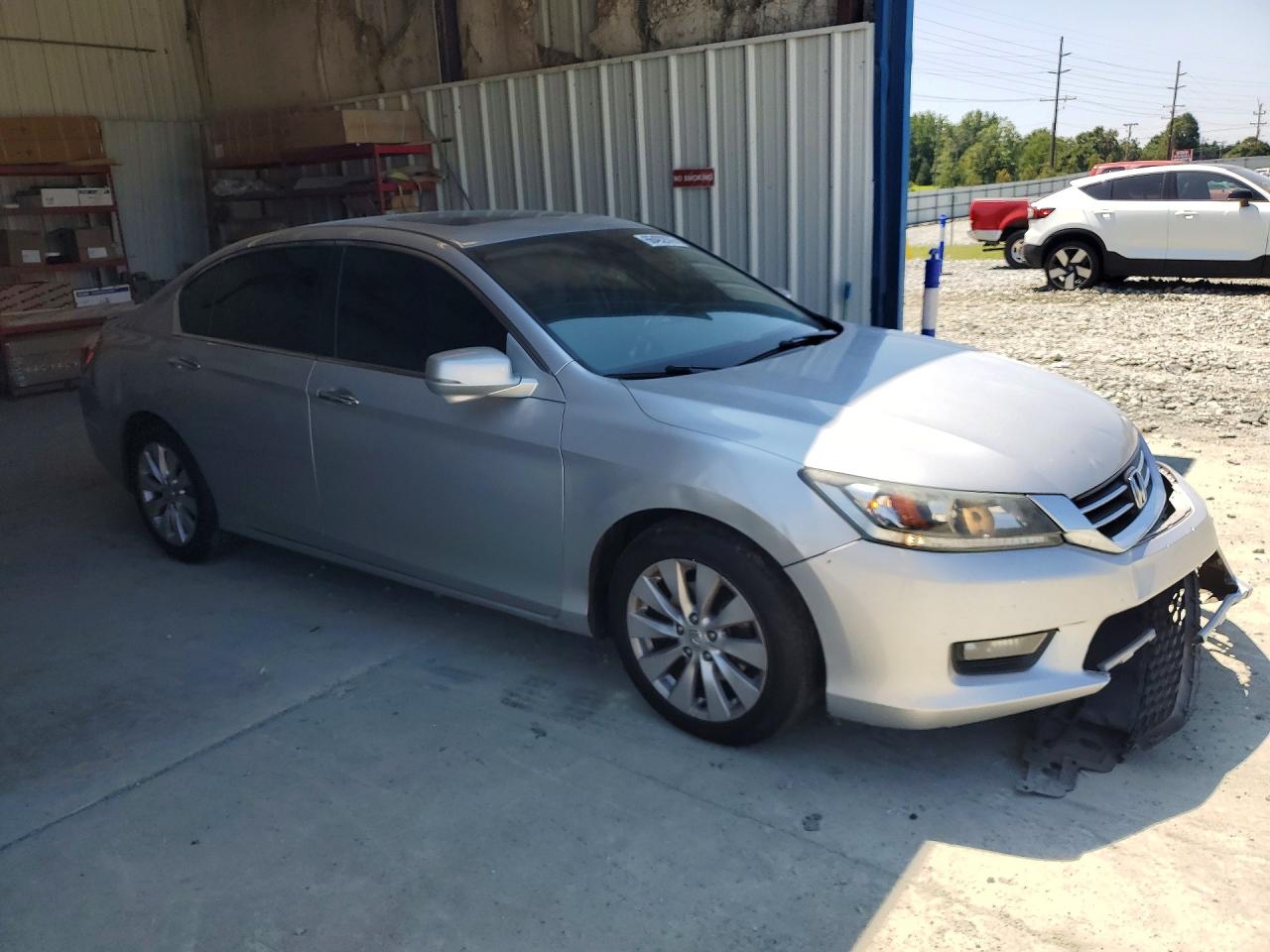 2015 Honda Accord Exl Серебряный vin: 1HGCR2F84FA143310