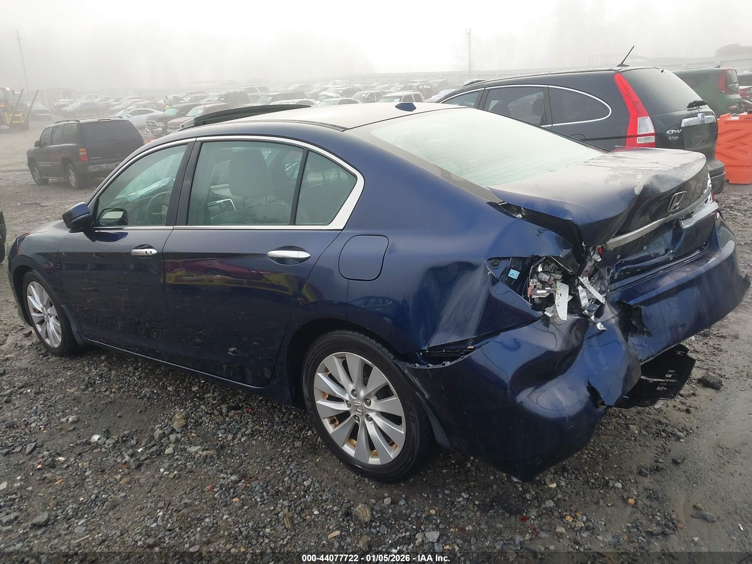 2015 Honda Accord Ex-l Dark Blue vin: 1HGCR2F84FA150533