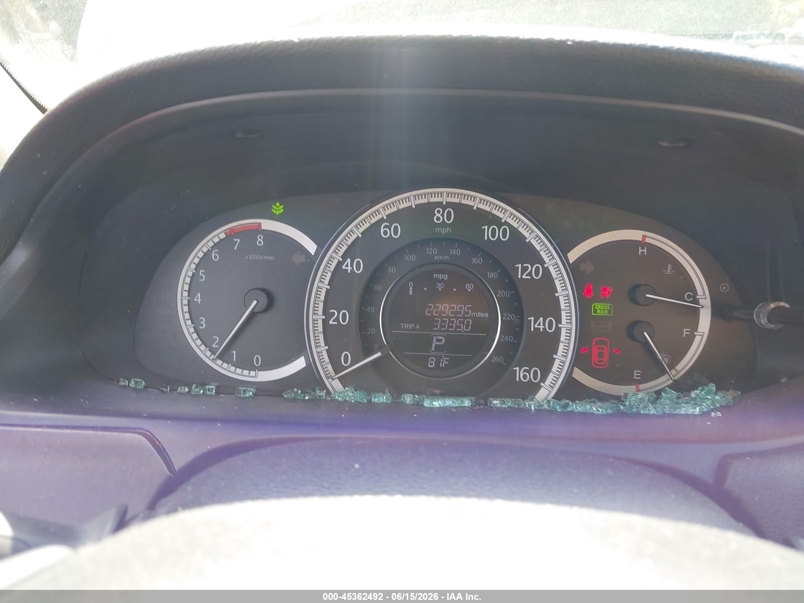 2015 Honda Accord Ex-l Черный vin: 1HGCR2F84FA152329