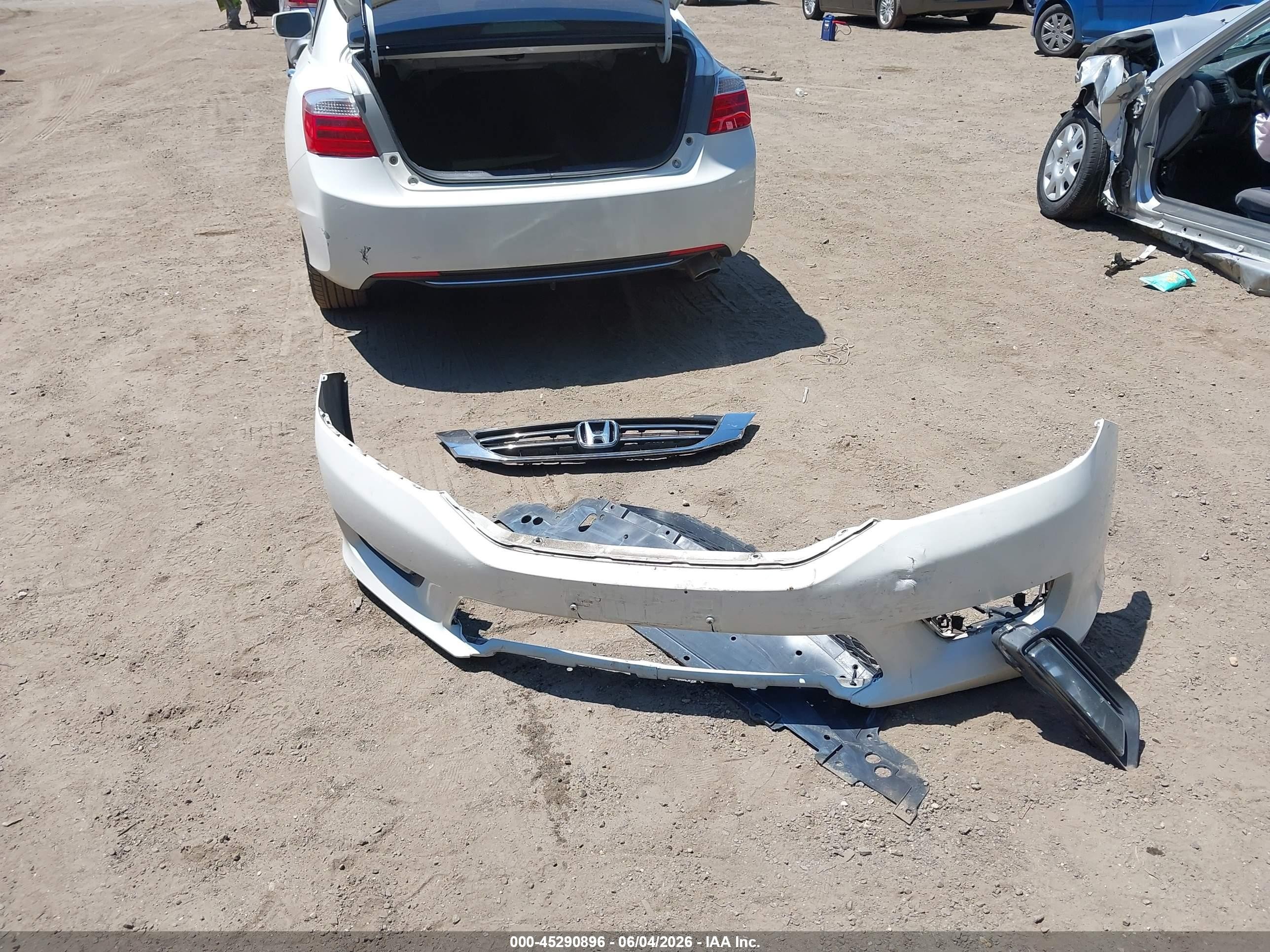2015 Honda Accord Ex-l White vin: 1HGCR2F84FA165419