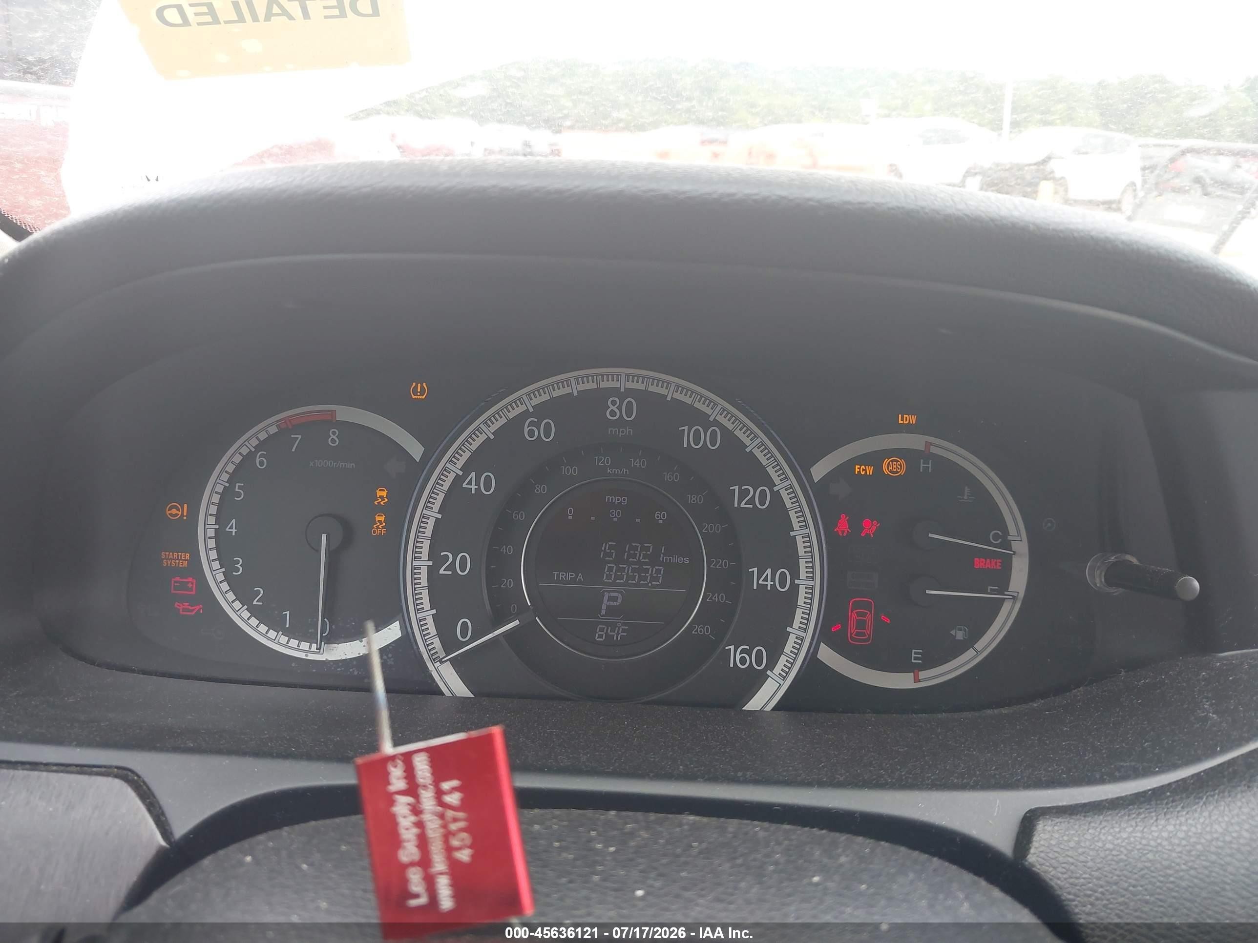 2015 Honda Accord Ex-l White vin: 1HGCR2F84FA197934