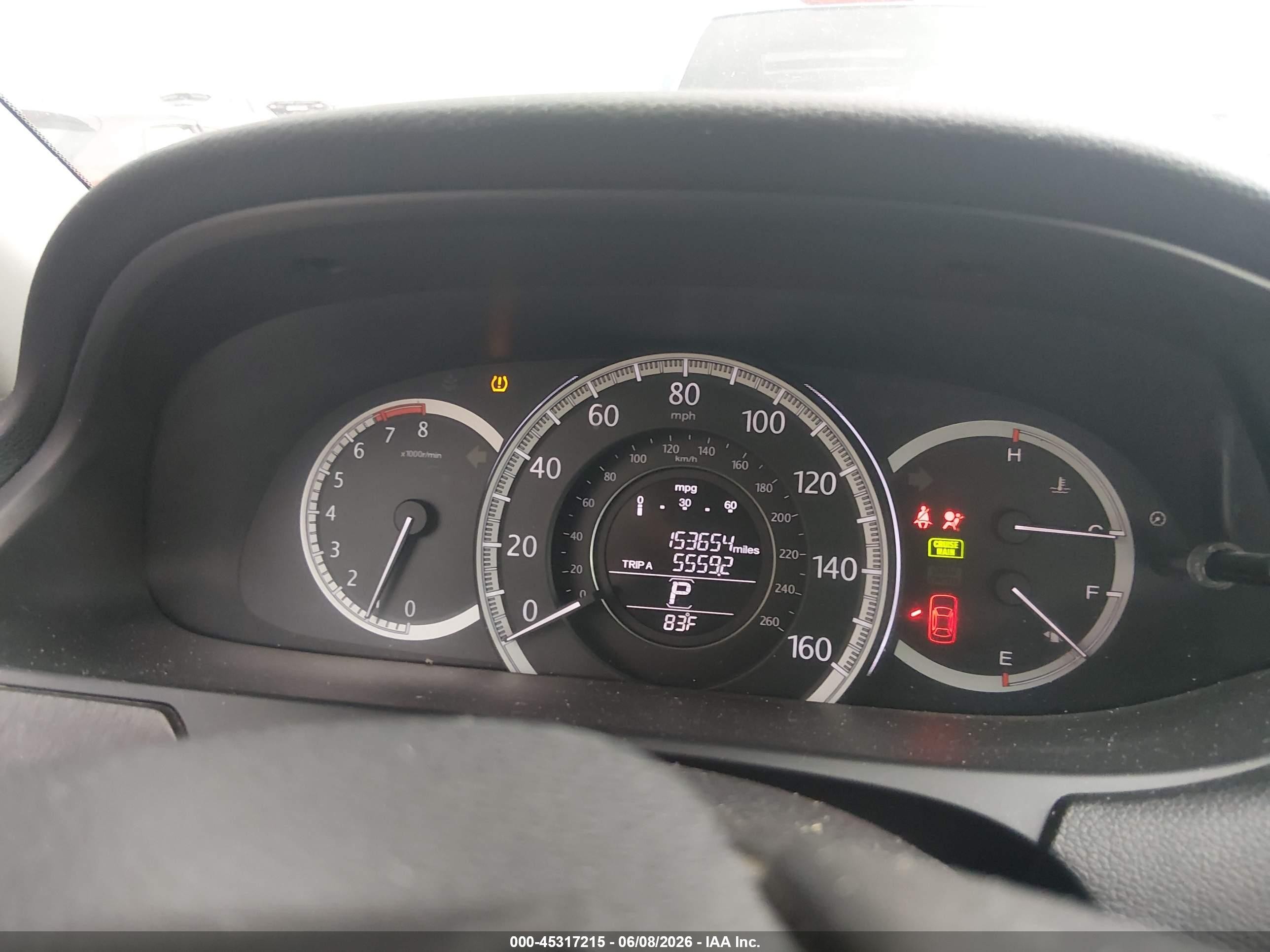 2015 Honda Accord Ex-l Orange vin: 1HGCR2F84FA206552