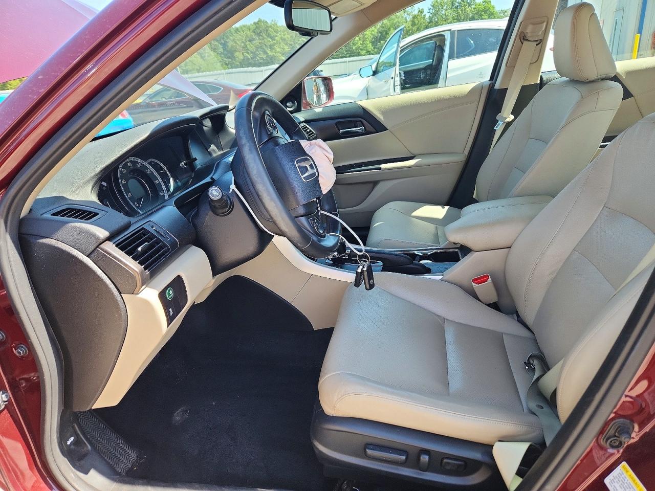 2015 Honda Accord Exl Красный vin: 1HGCR2F84FA265214