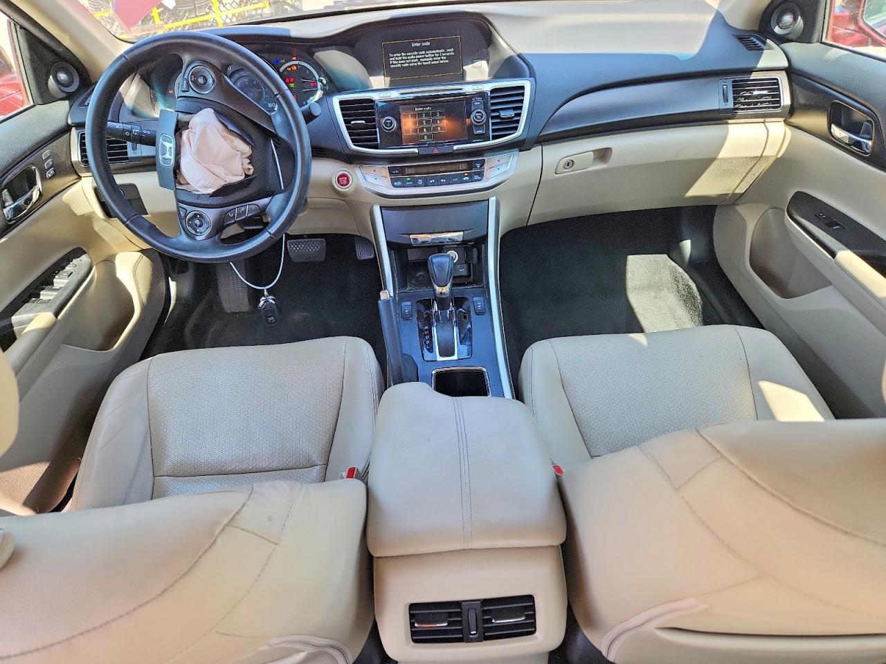 2015 Honda Accord Exl Красный vin: 1HGCR2F84FA265214