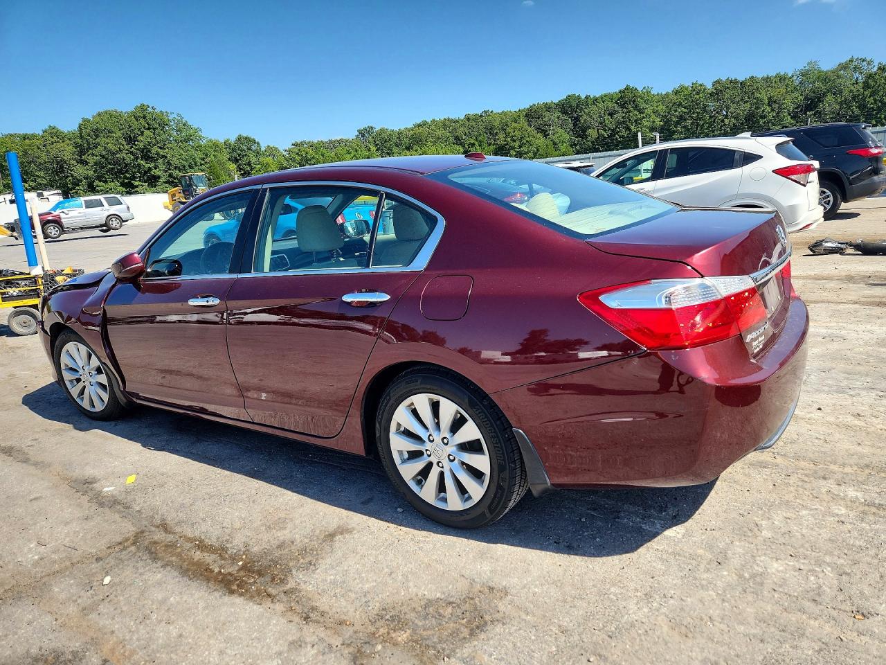 2015 Honda Accord Exl Красный vin: 1HGCR2F84FA265214