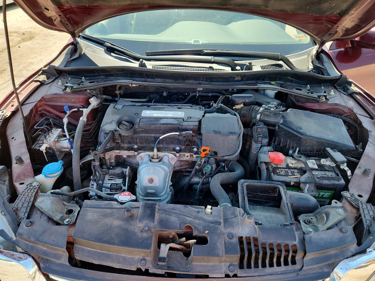 2015 Honda Accord Exl Красный vin: 1HGCR2F84FA265214