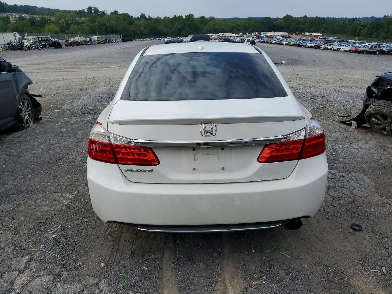 2013 Honda Accord Exl White vin: 1HGCR2F85DA000945