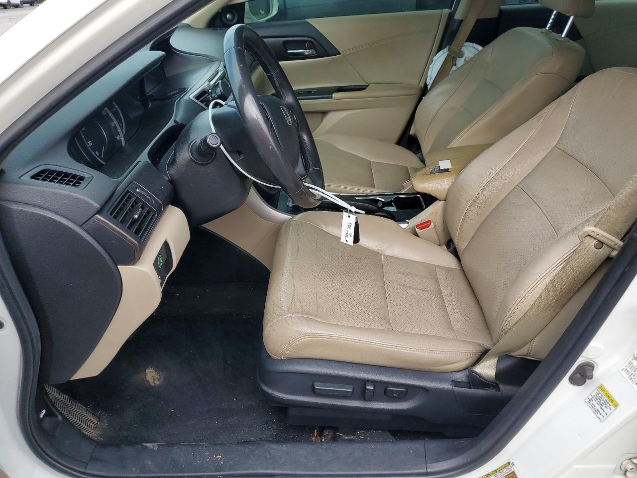 2013 Honda Accord Exl White vin: 1HGCR2F85DA000945