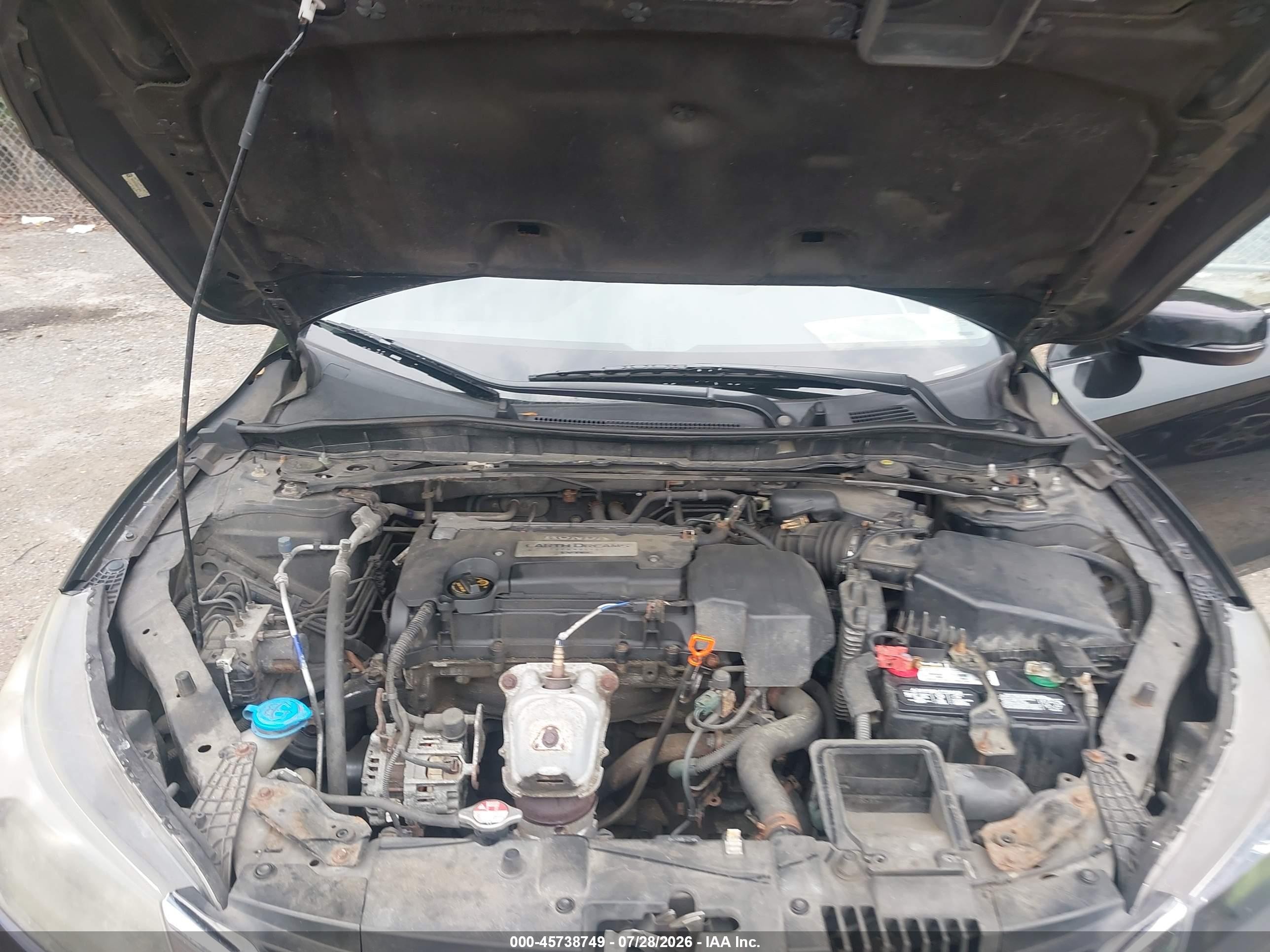 2013 Honda Accord Ex-l Black vin: 1HGCR2F85DA007846