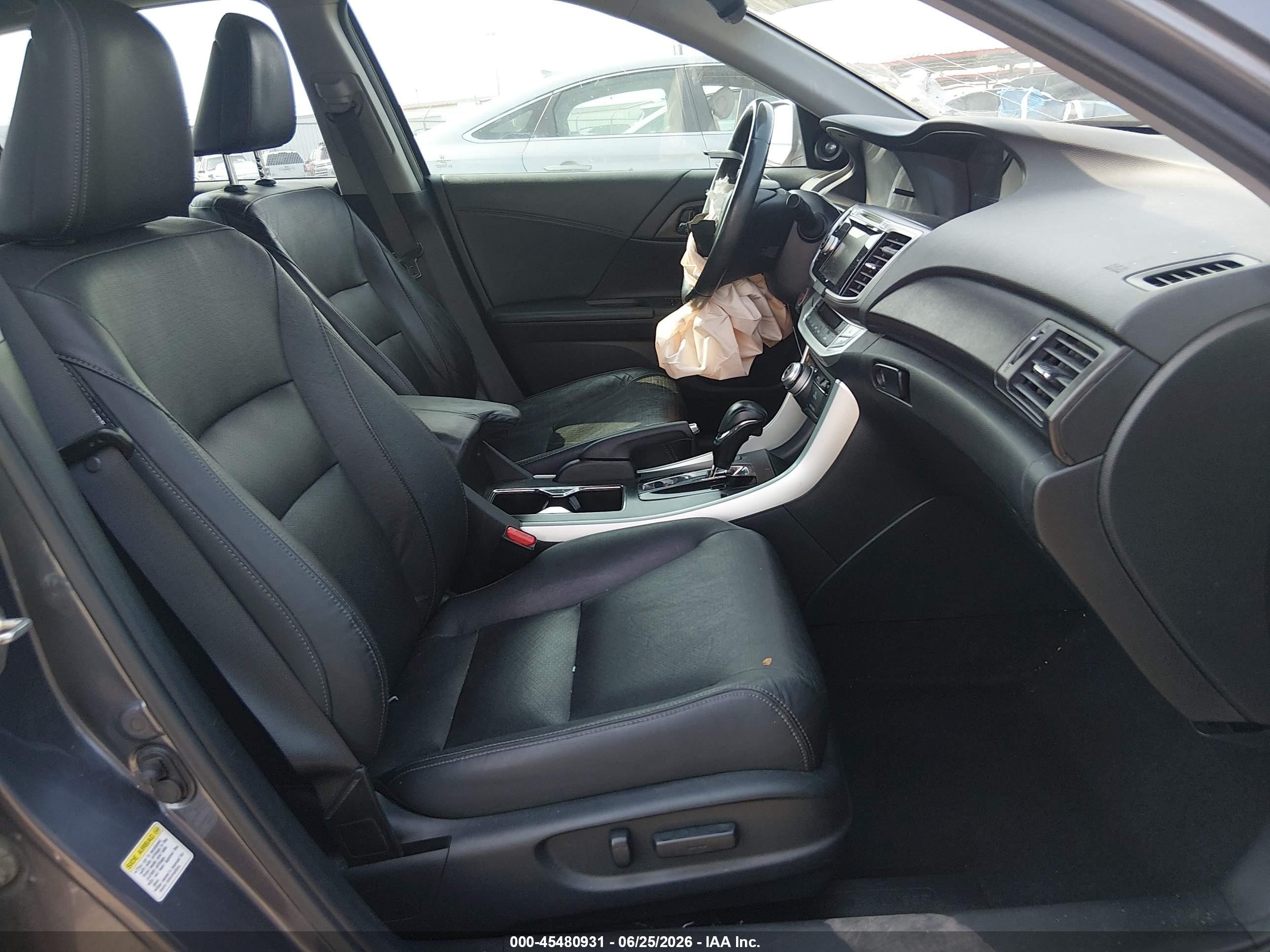2013 Honda Accord Ex-l Gray vin: 1HGCR2F85DA037641