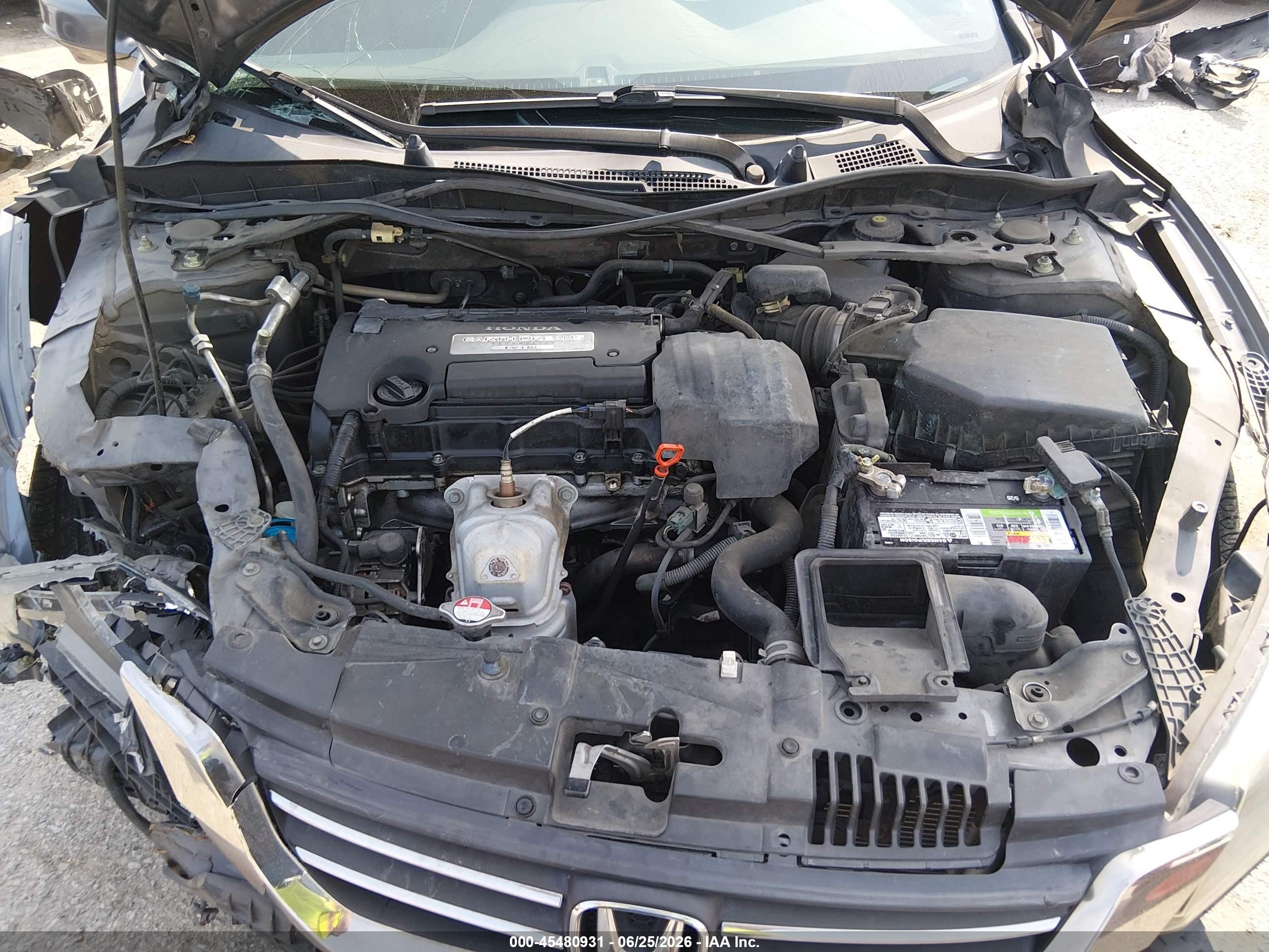 2013 Honda Accord Ex-l Gray vin: 1HGCR2F85DA037641