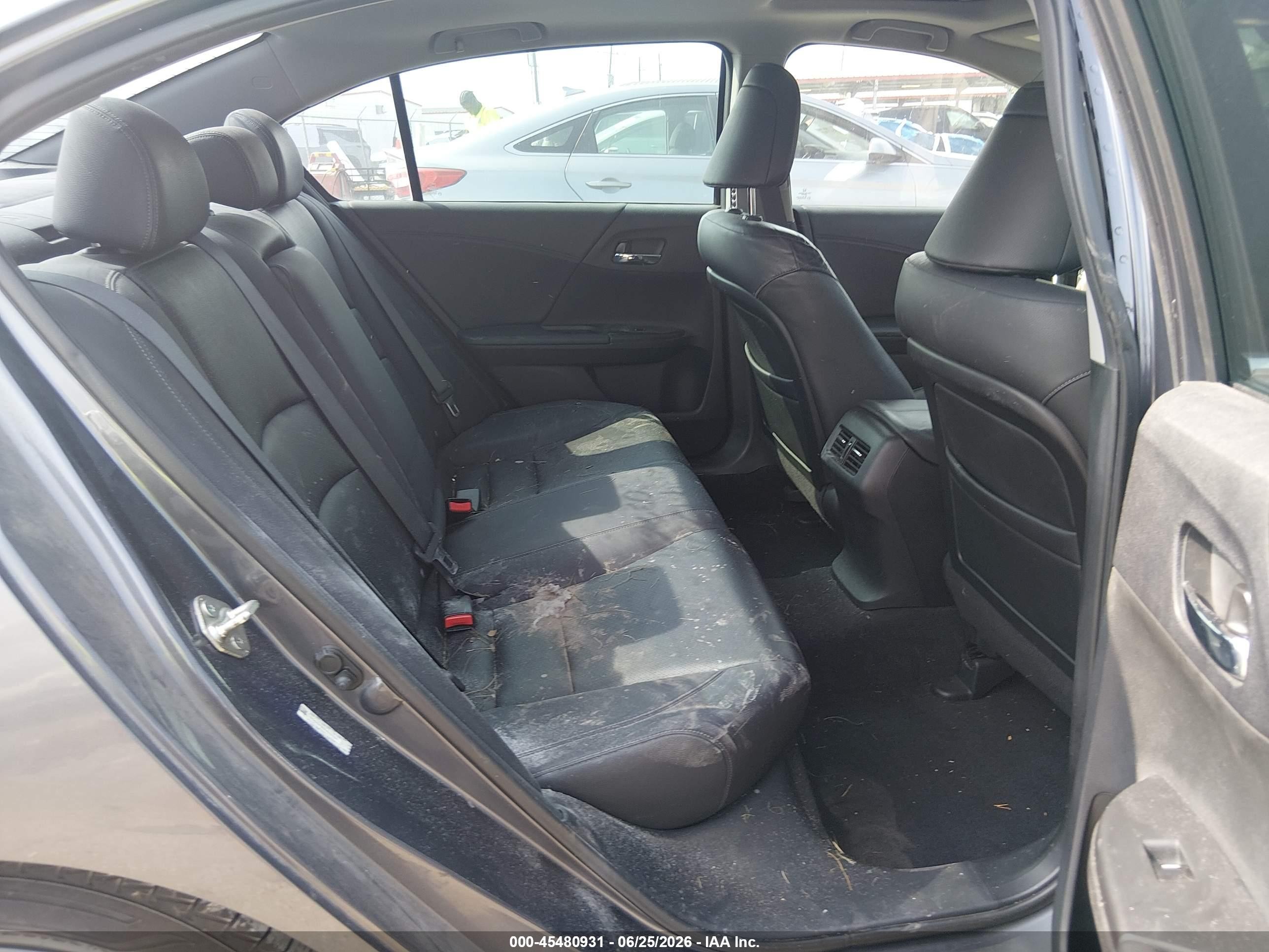 2013 Honda Accord Ex-l Gray vin: 1HGCR2F85DA037641