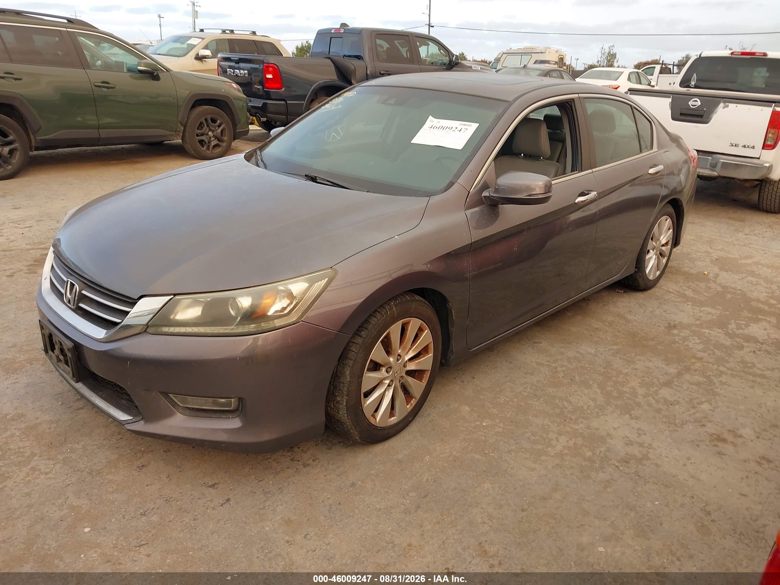 2013 Honda Accord Ex-l Серый vin: 1HGCR2F85DA040183