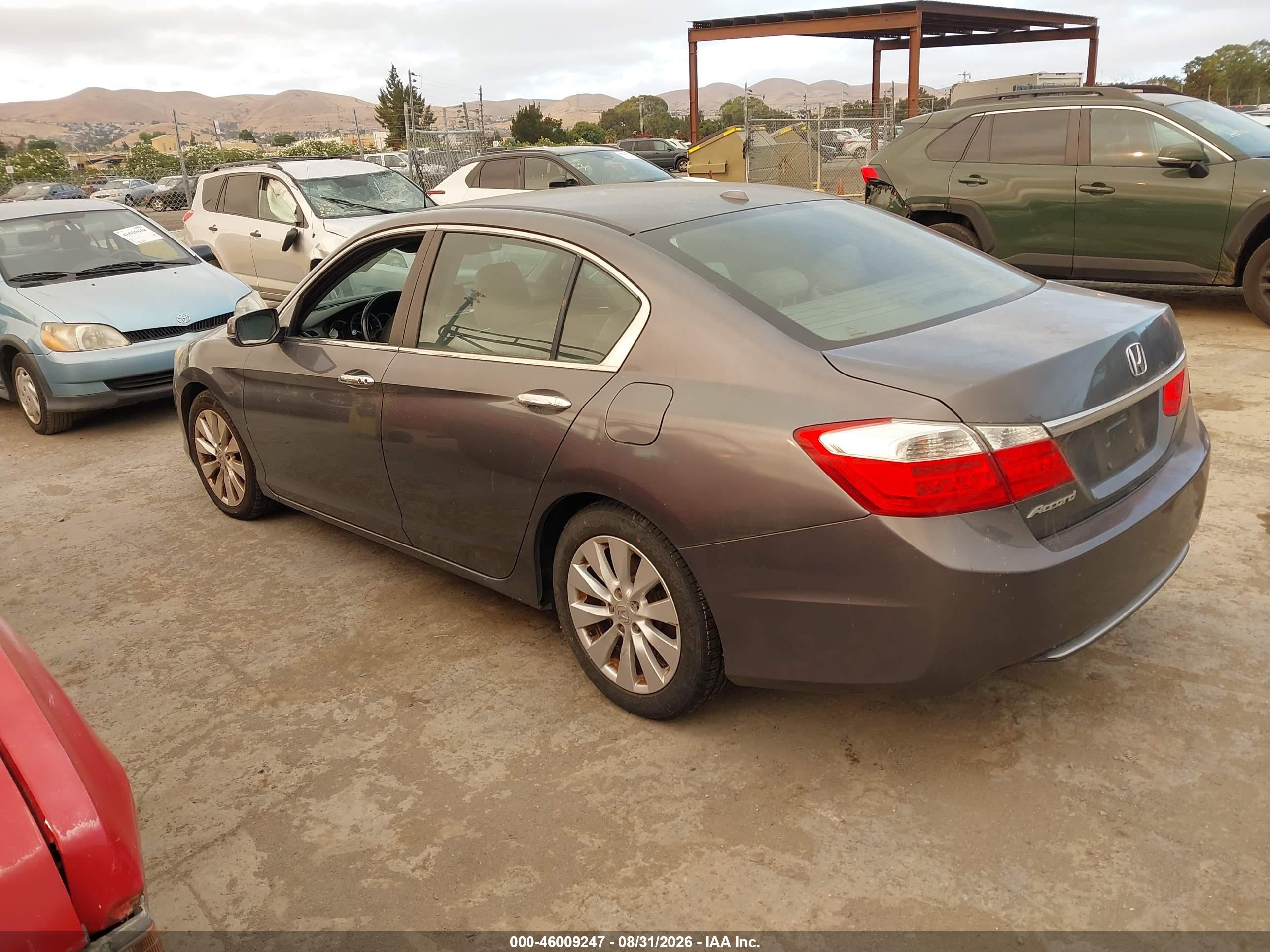 2013 Honda Accord Ex-l Серый vin: 1HGCR2F85DA040183