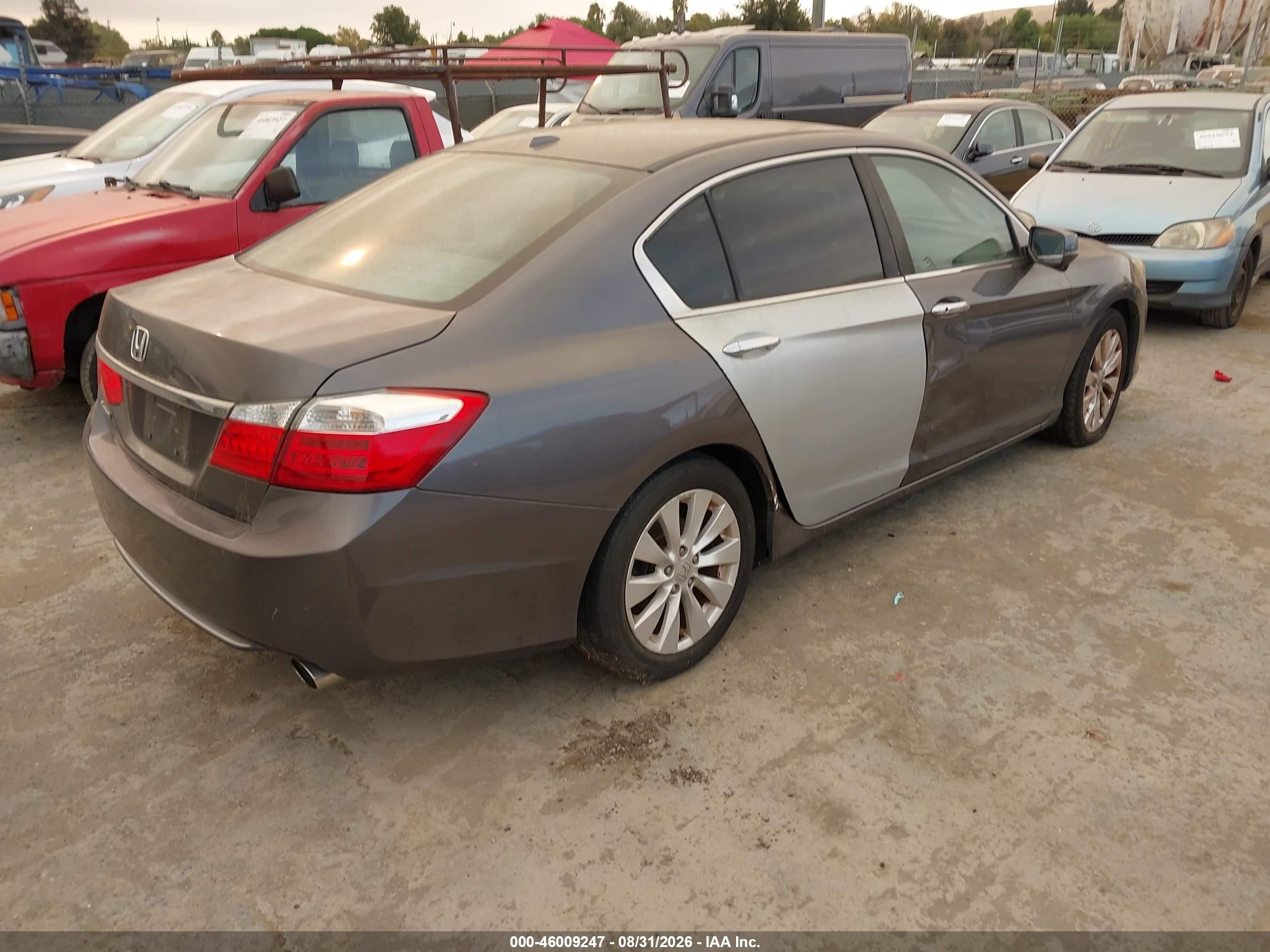 2013 Honda Accord Ex-l Серый vin: 1HGCR2F85DA040183