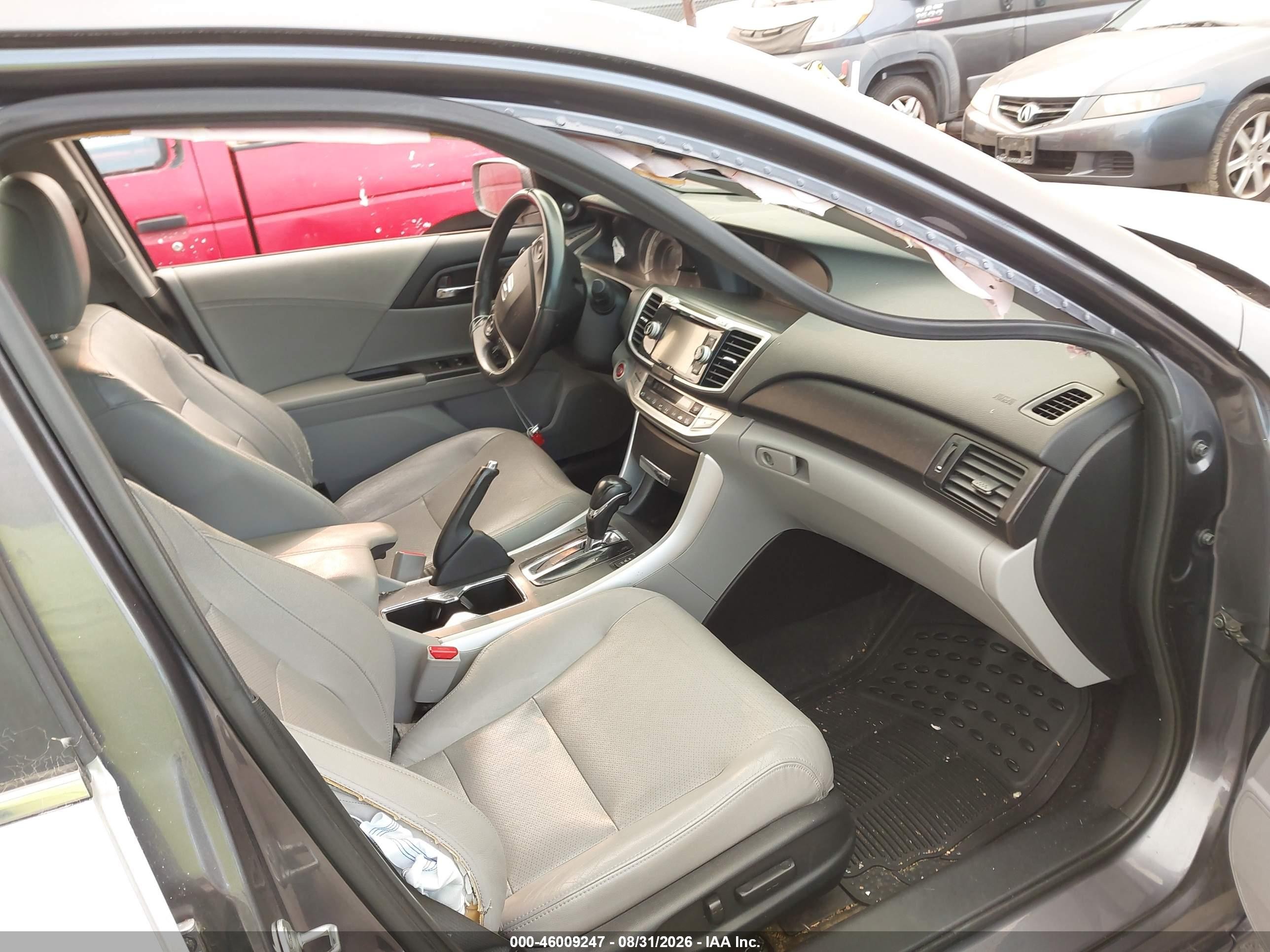 2013 Honda Accord Ex-l Серый vin: 1HGCR2F85DA040183