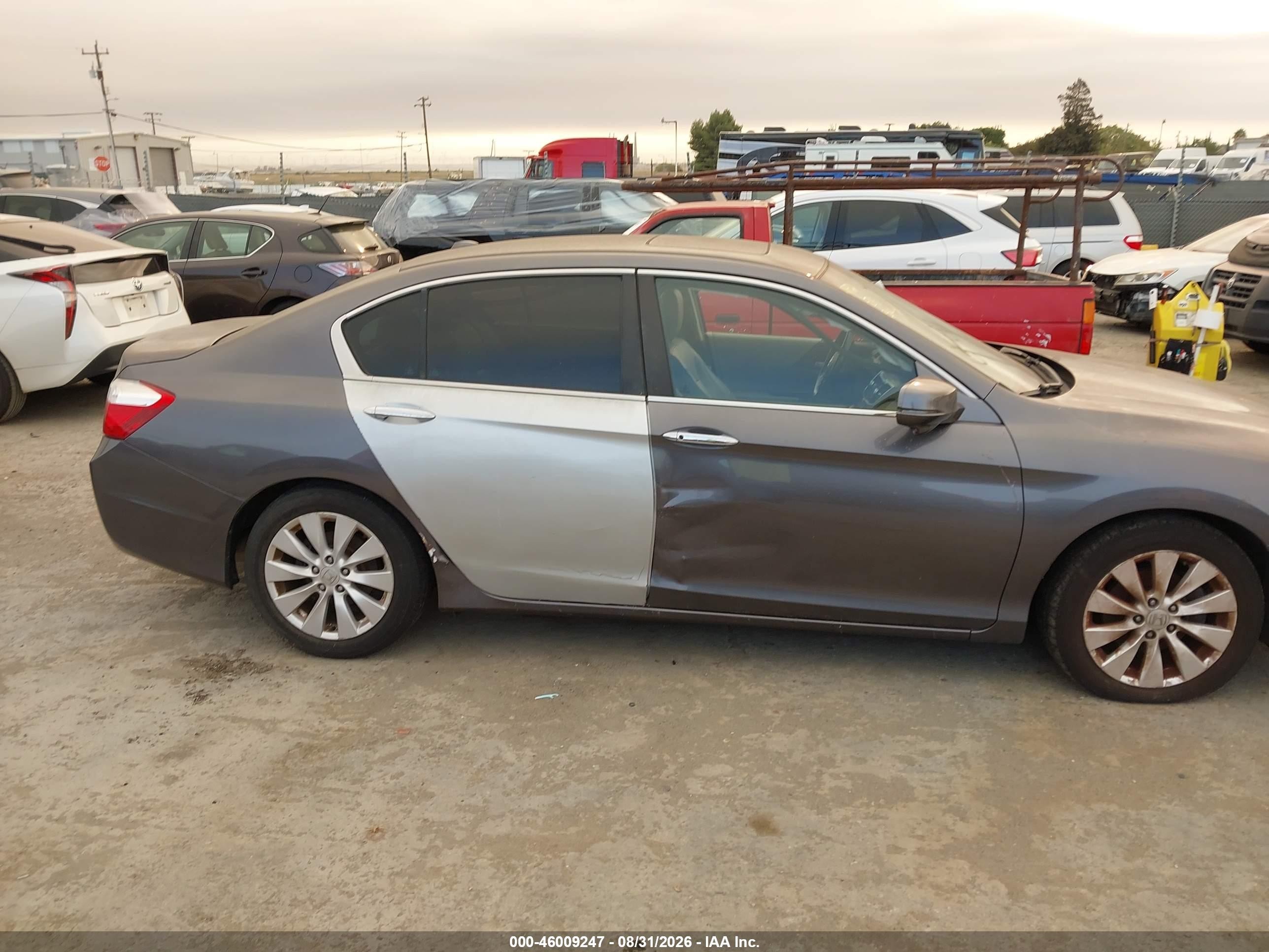 2013 Honda Accord Ex-l Серый vin: 1HGCR2F85DA040183